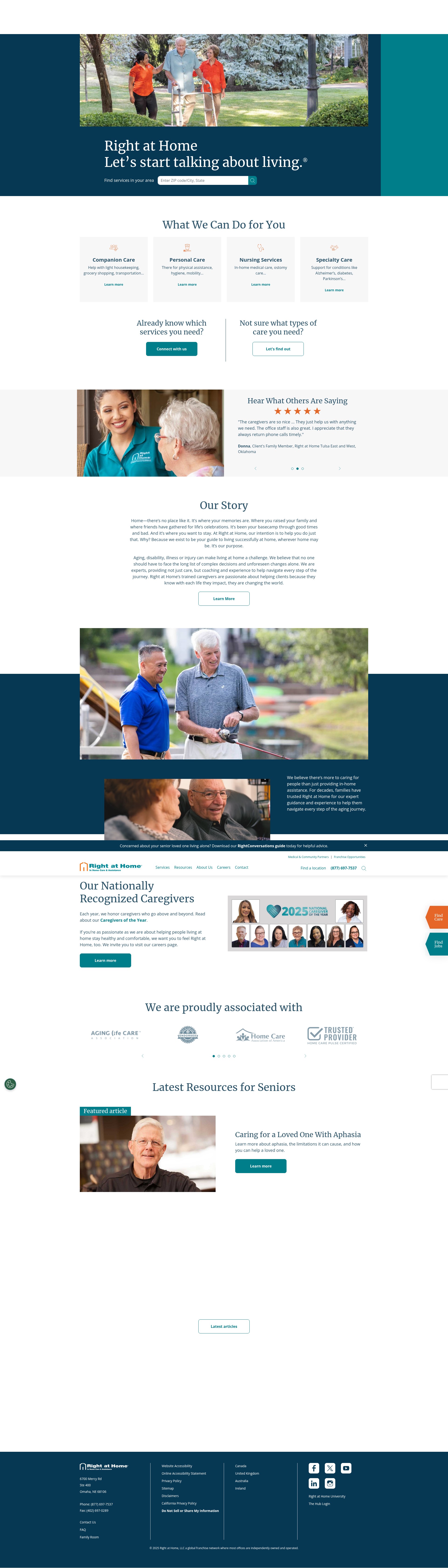 Screenshot of rightathome.net