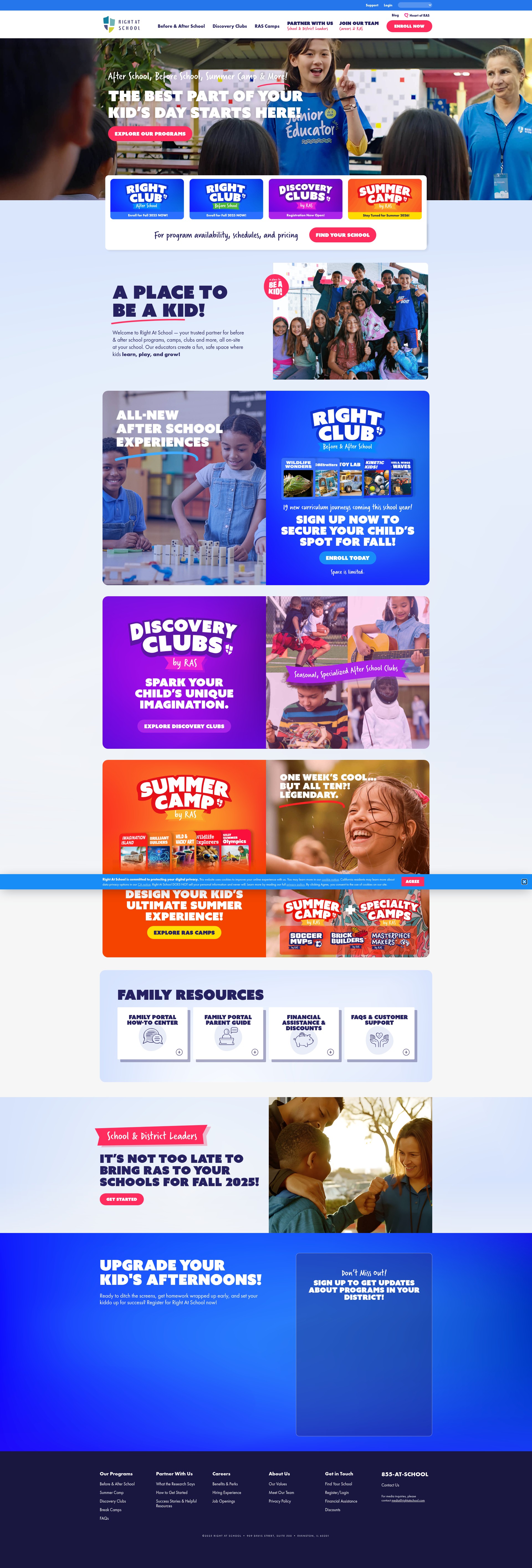 Screenshot of rightatschool.com