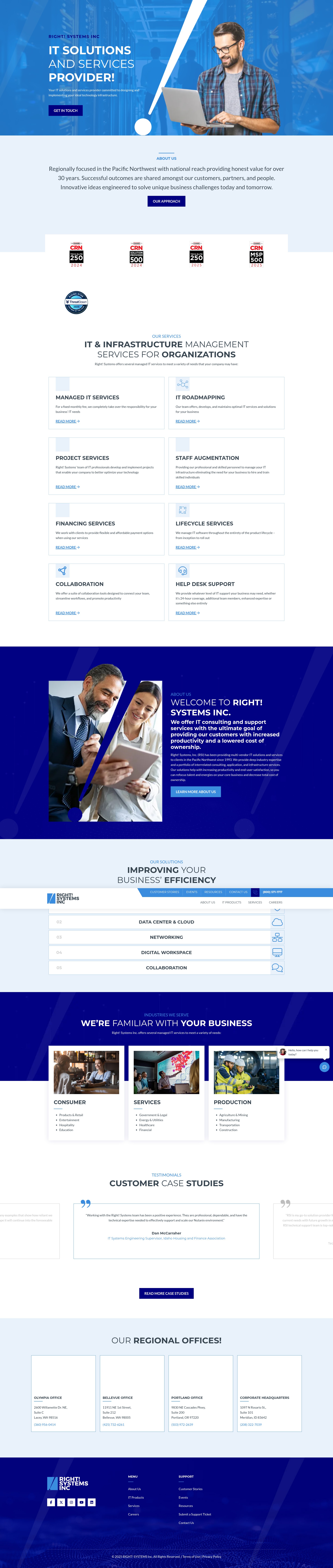 Screenshot of rightsys.com