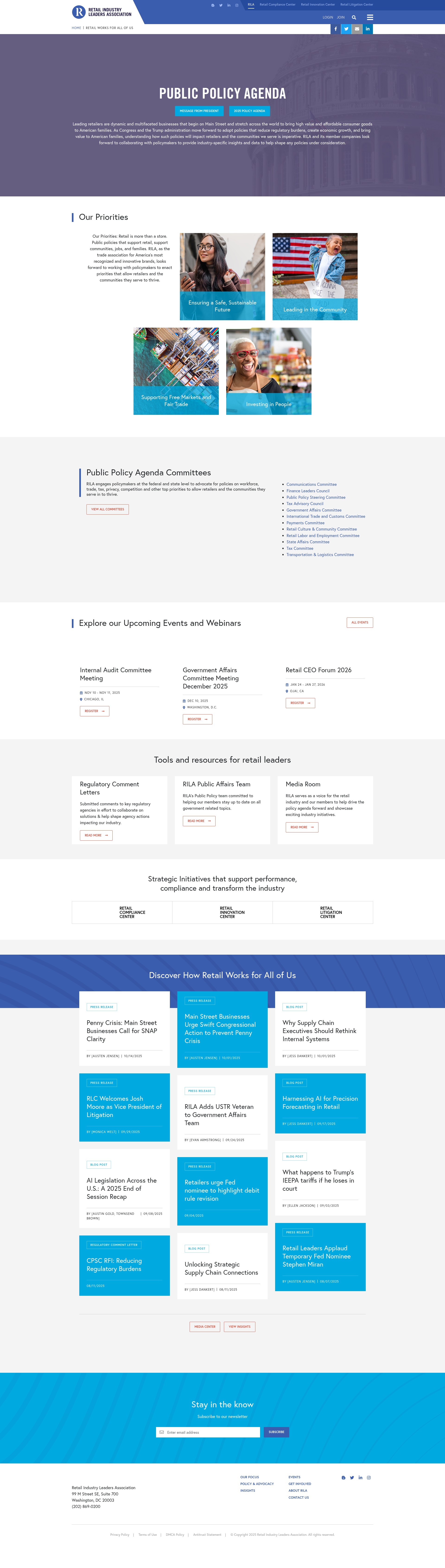 Screenshot of rila.org