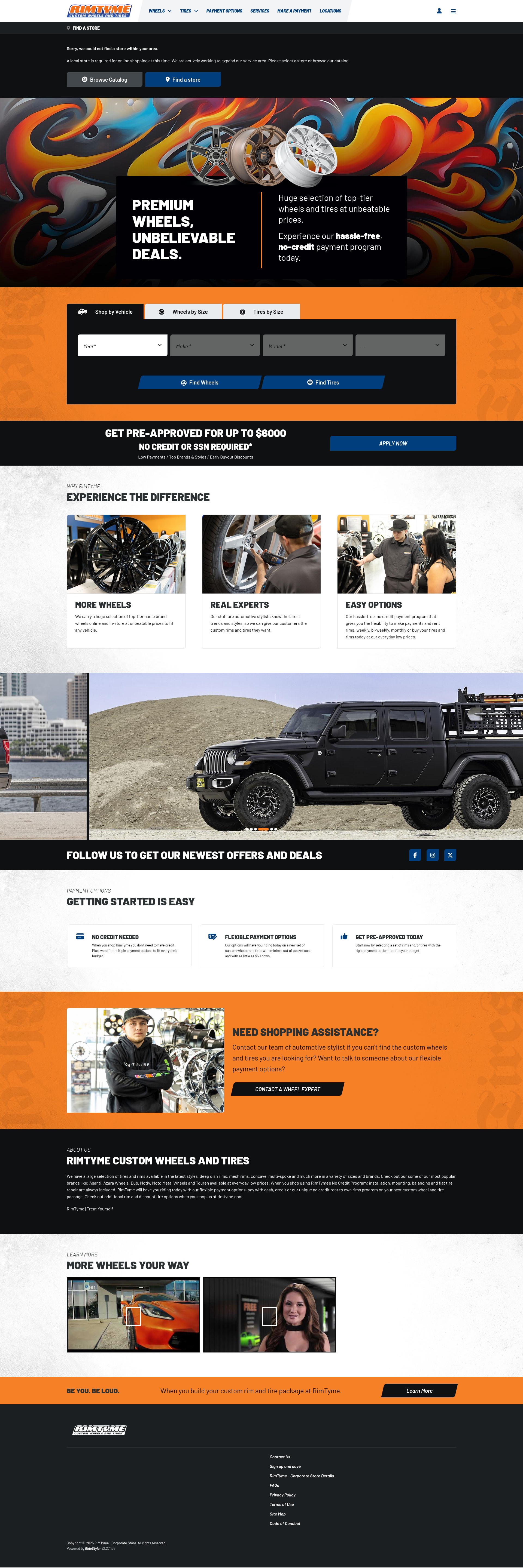 Screenshot of rimtyme.com