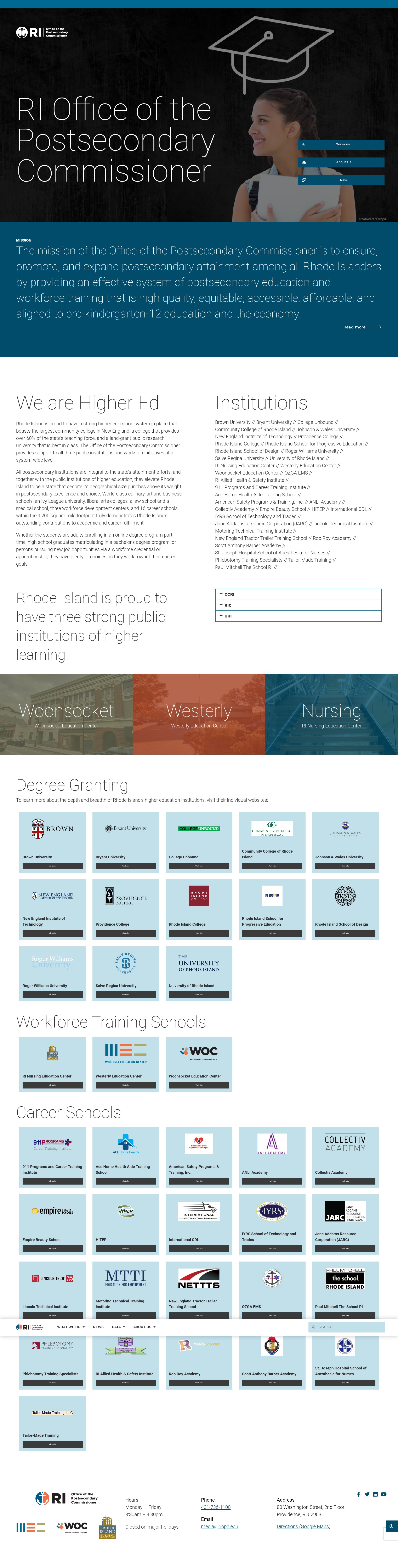 Screenshot of riopc.edu