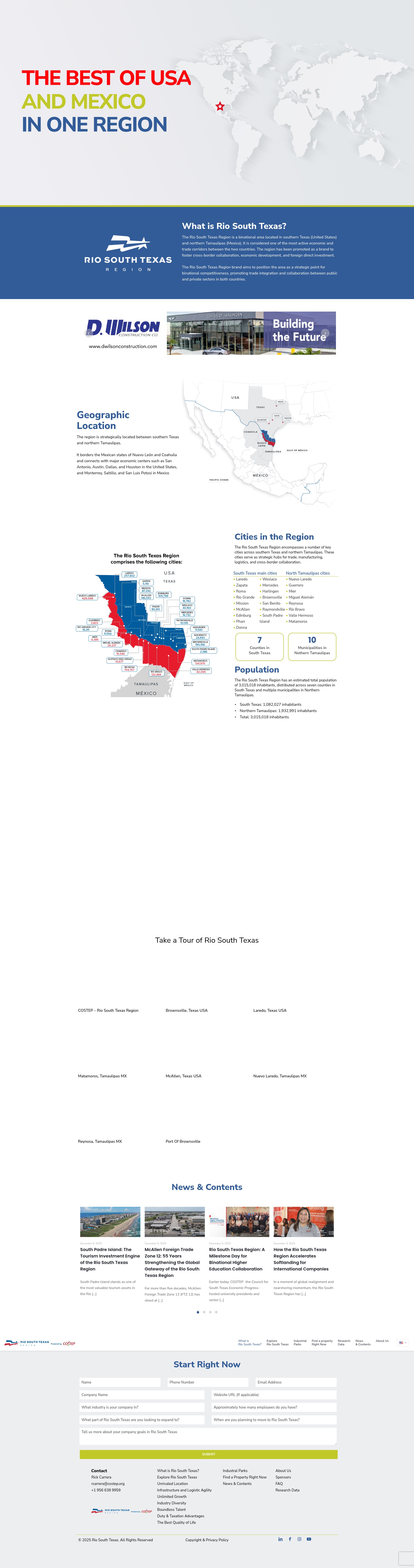 Screenshot of riosouthtexasregion.com