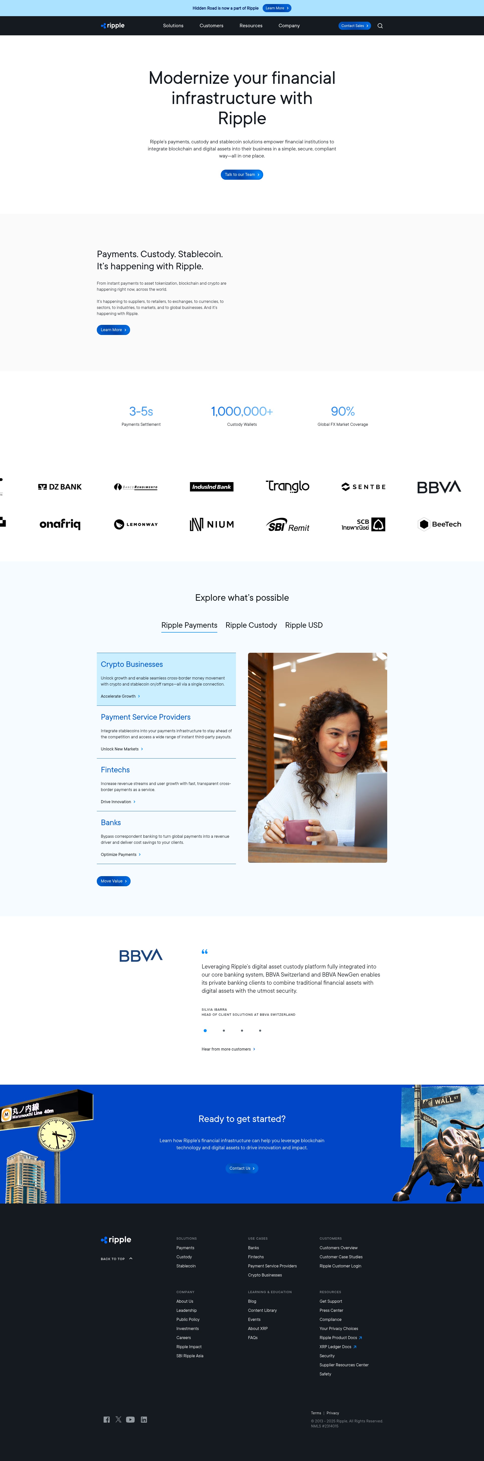 Screenshot of ripple.com