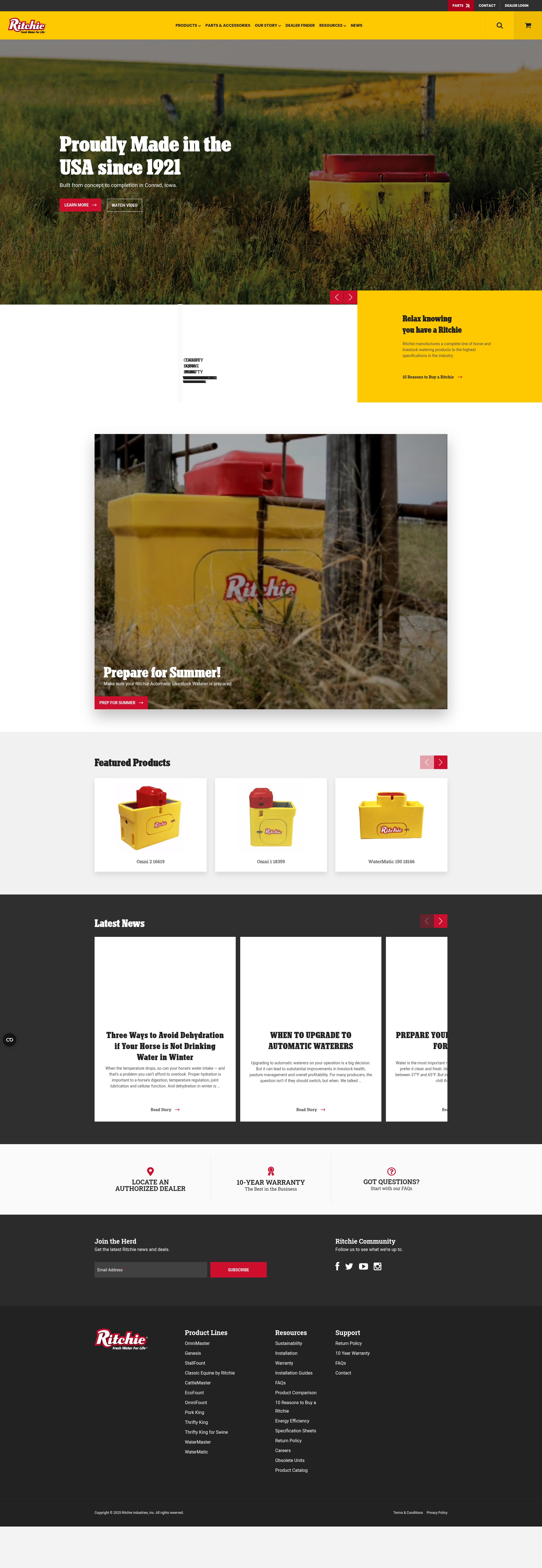 Screenshot of ritchiefount.com