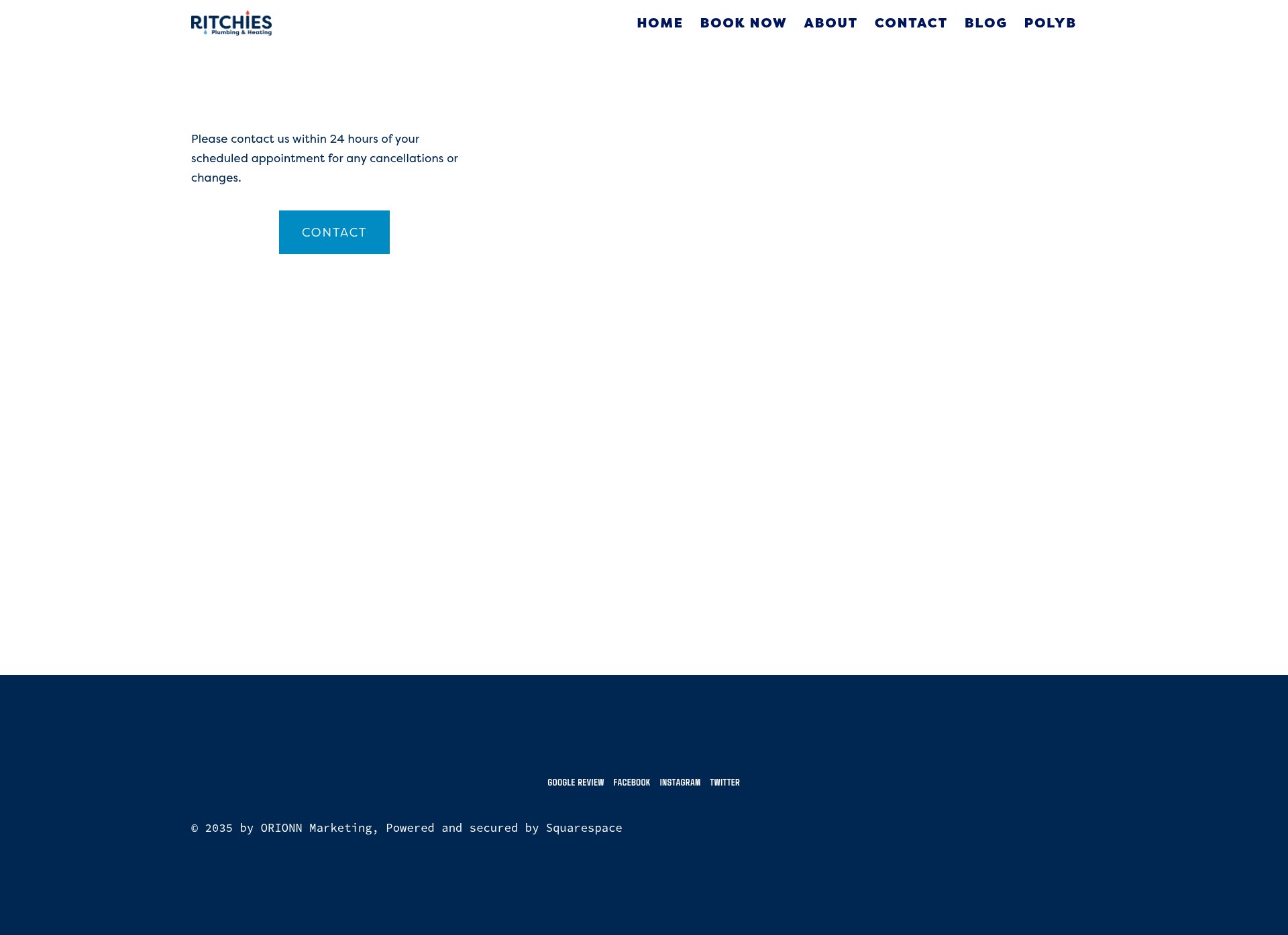 Screenshot of ritchiesplumbing.ca