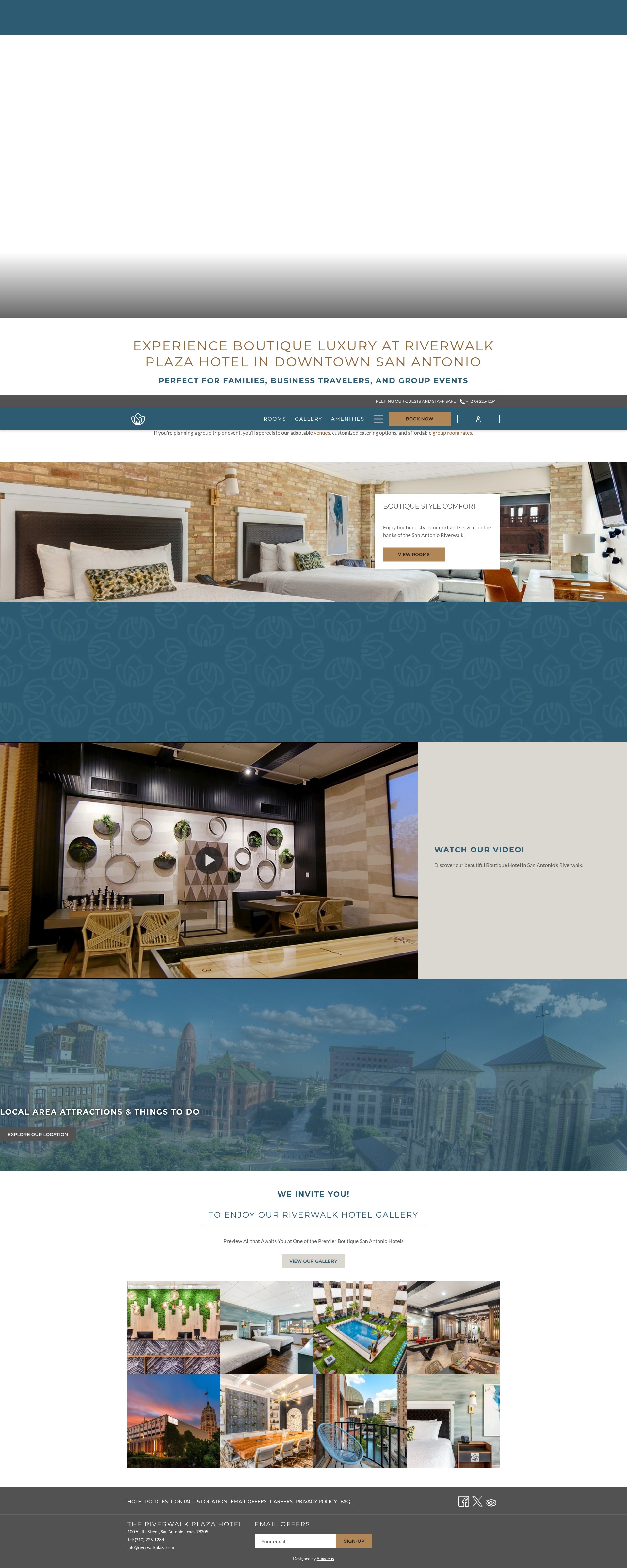 Screenshot of riverwalkplaza.com