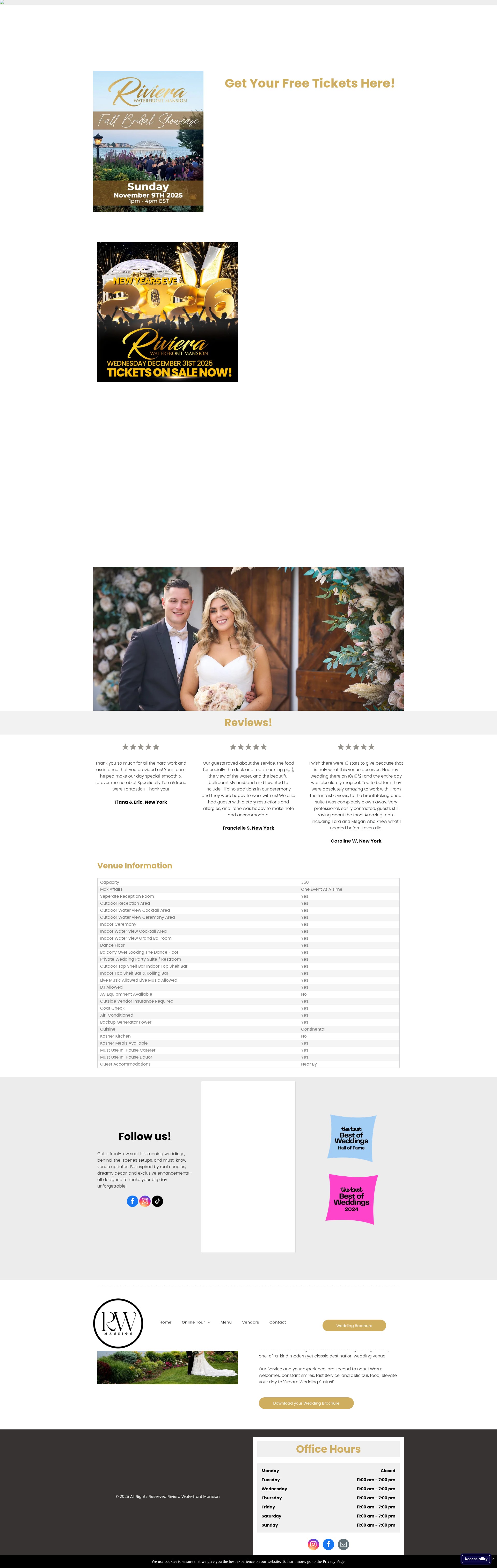Screenshot of rivierawaterfrontmansion.com