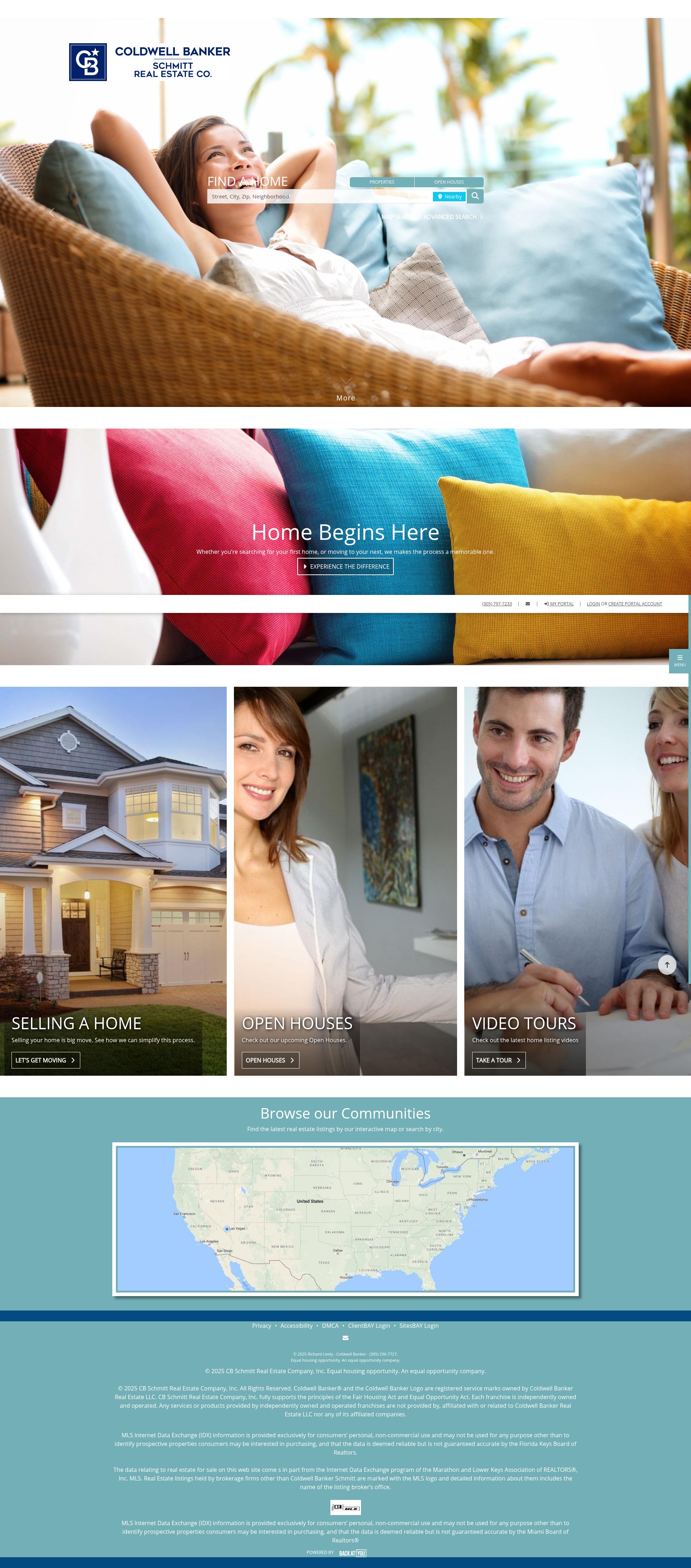 Screenshot of rlively.realestatefloridakeys.com