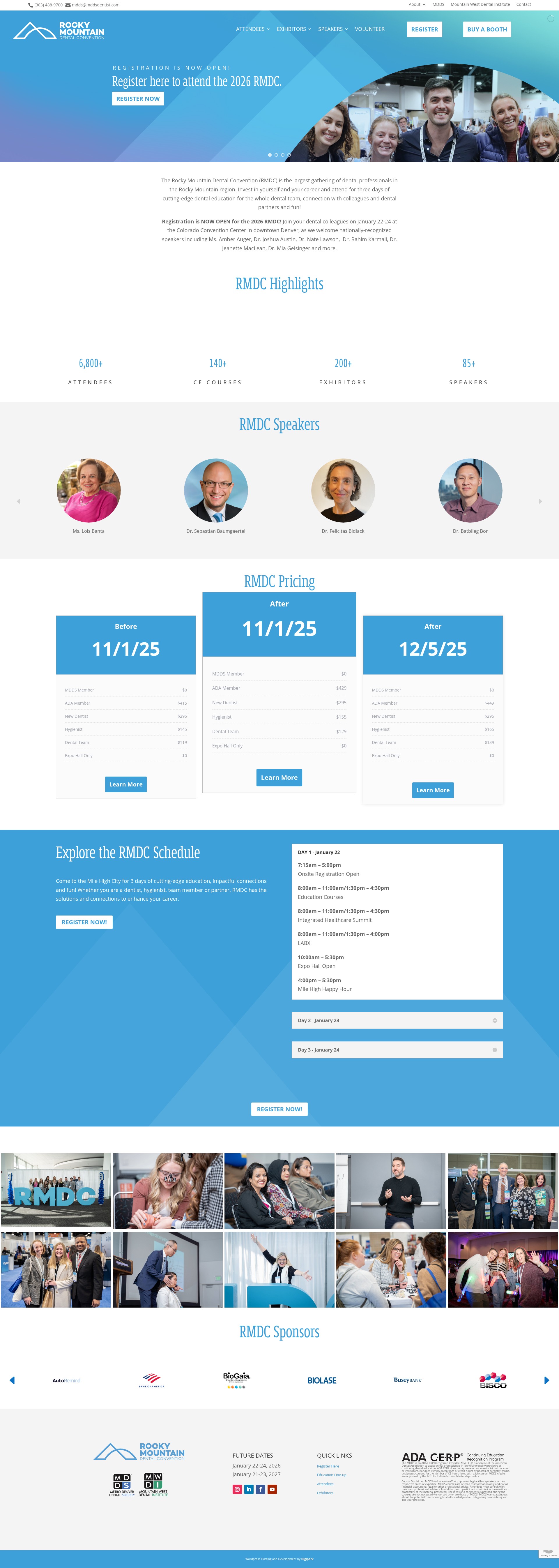 Screenshot of rmdconline.com
