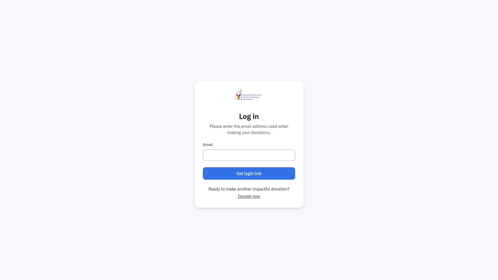 Screenshot of rmhckentuckiana.donorsupport.co