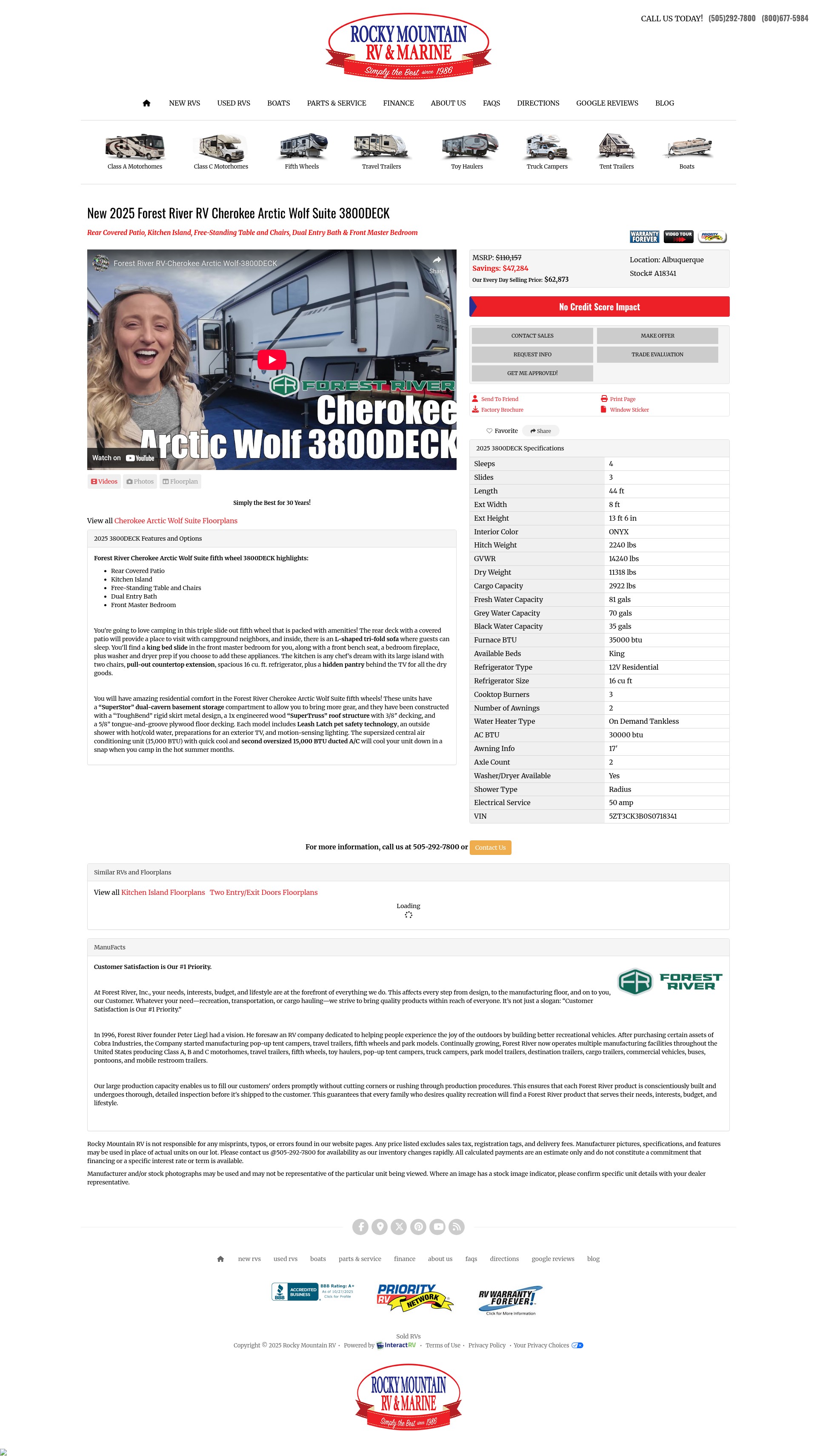 Screenshot of rmrv.com