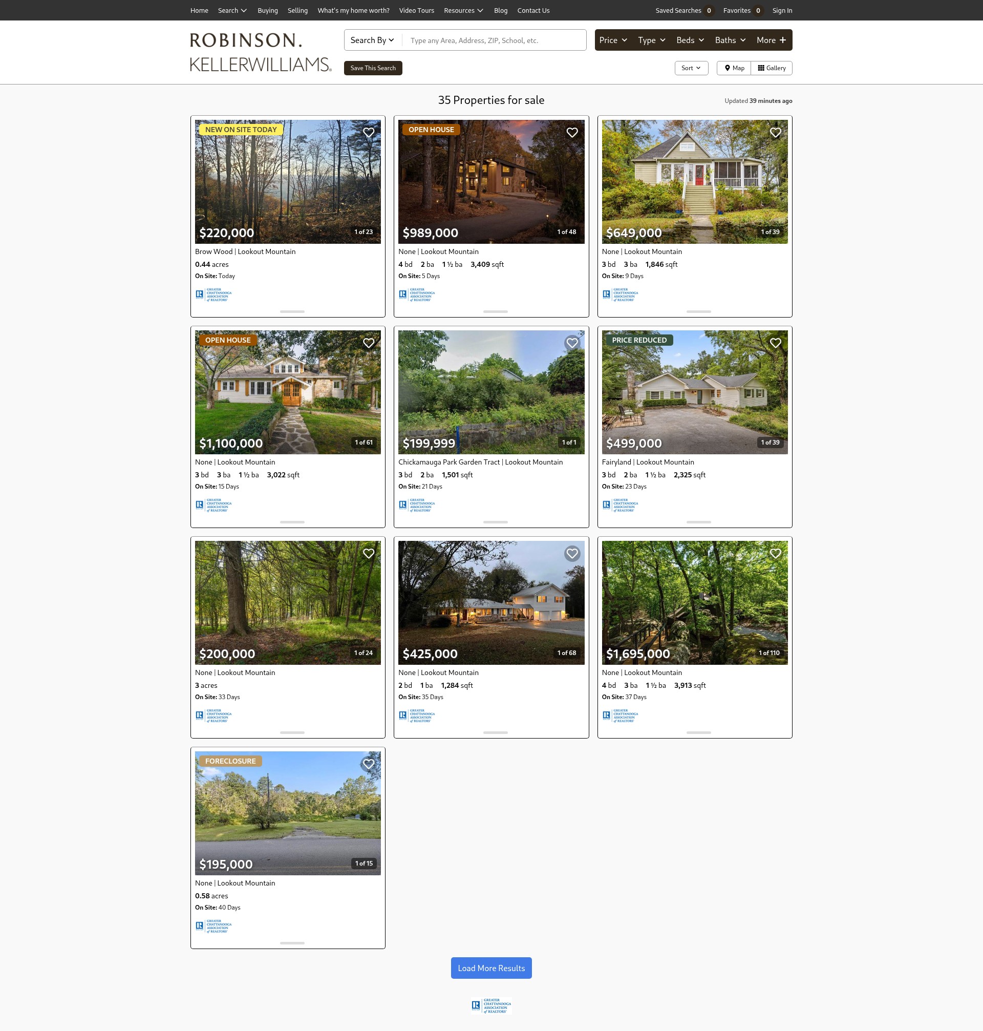 Screenshot of robinsonteam.com