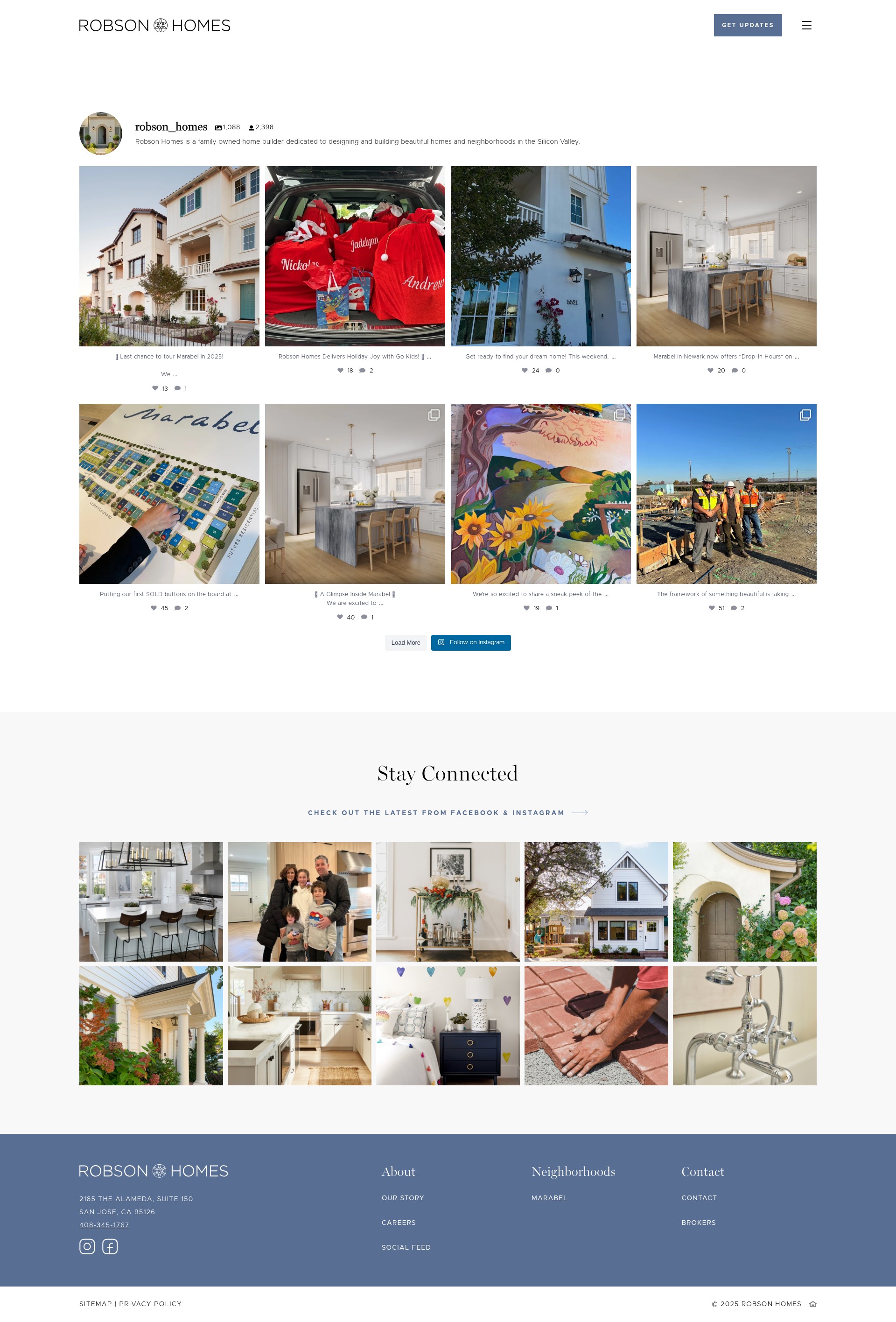 Screenshot of robsonhomes.com