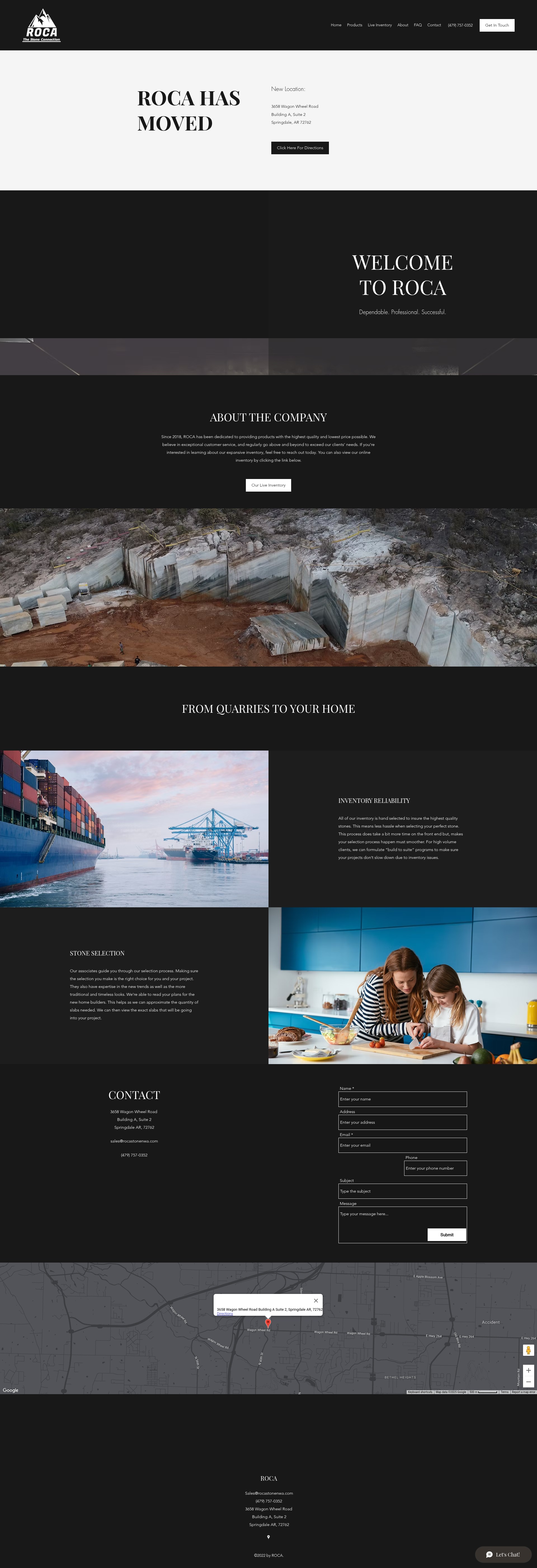 Screenshot of rocastonenwa.com