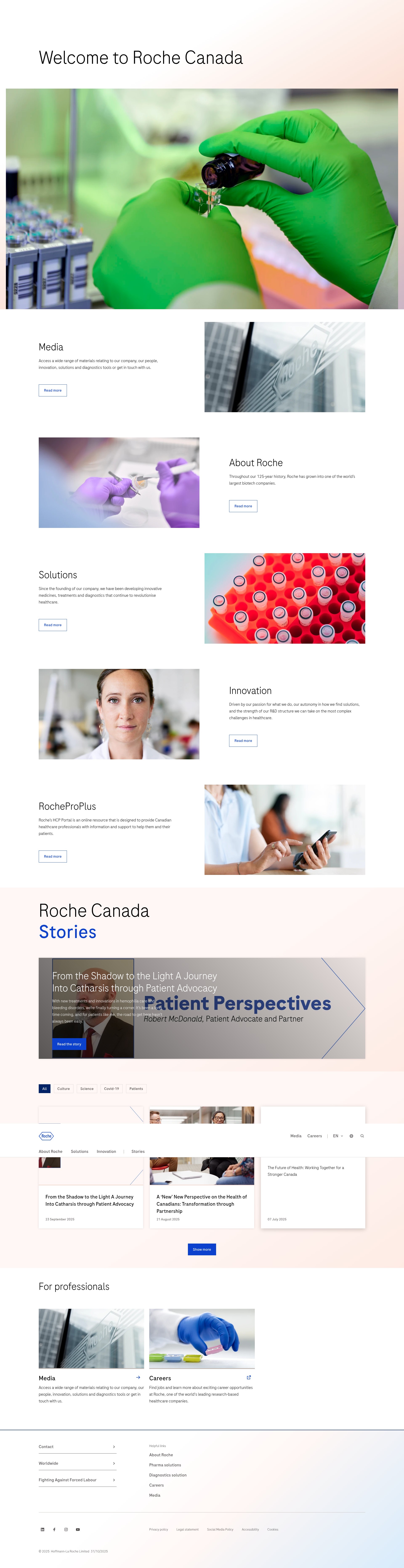 Screenshot of rochecanada.com