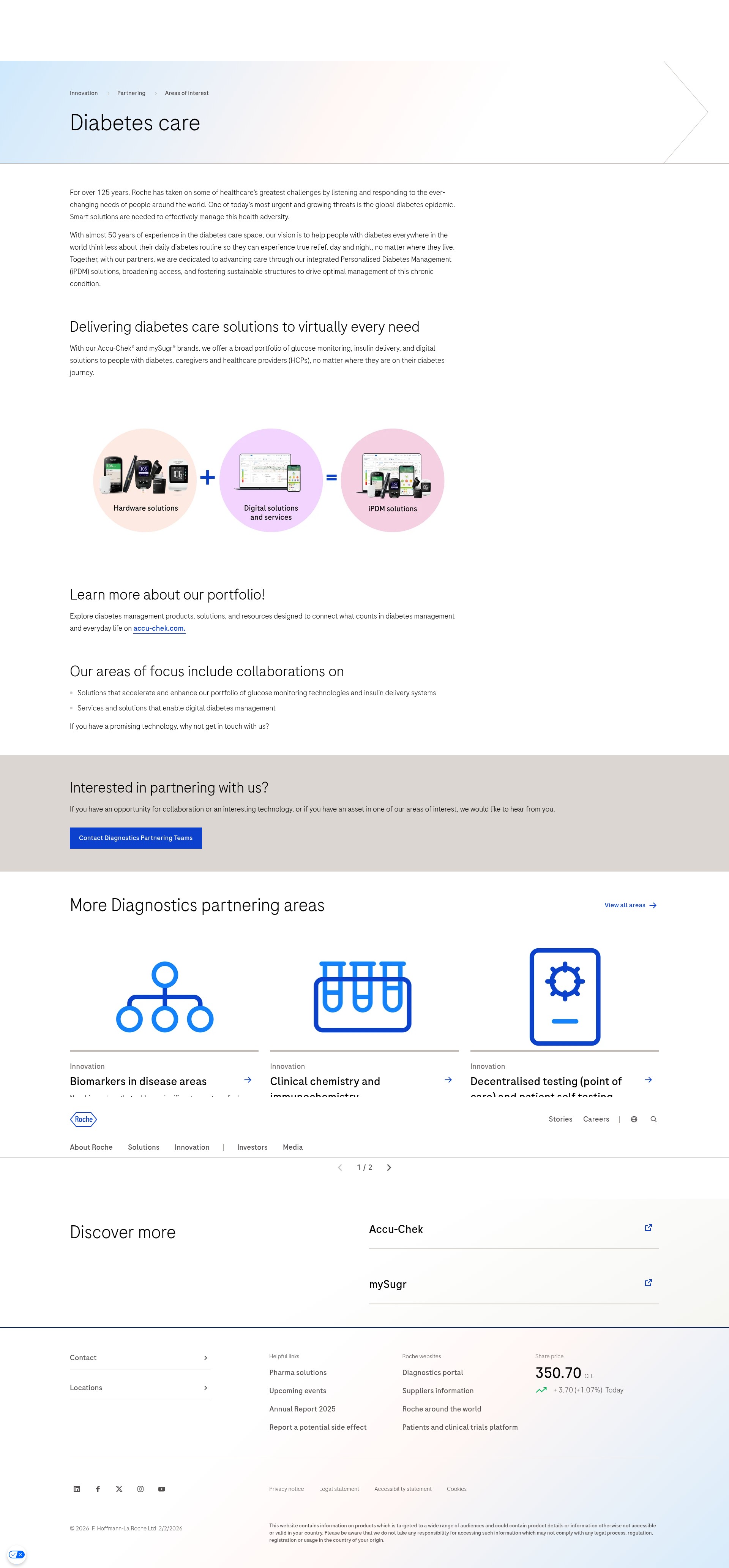 Screenshot of rochediabetes.com
