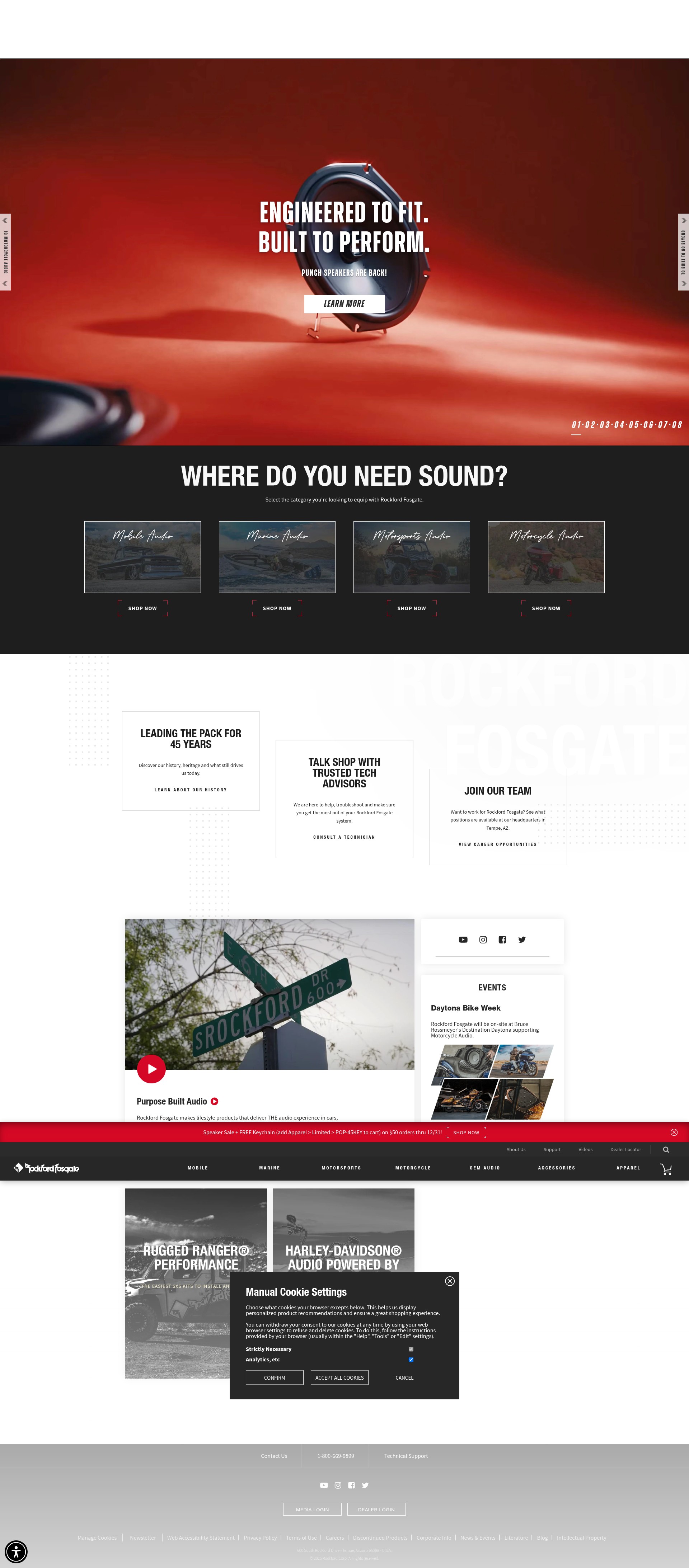 Screenshot of rockfordfosgate.com