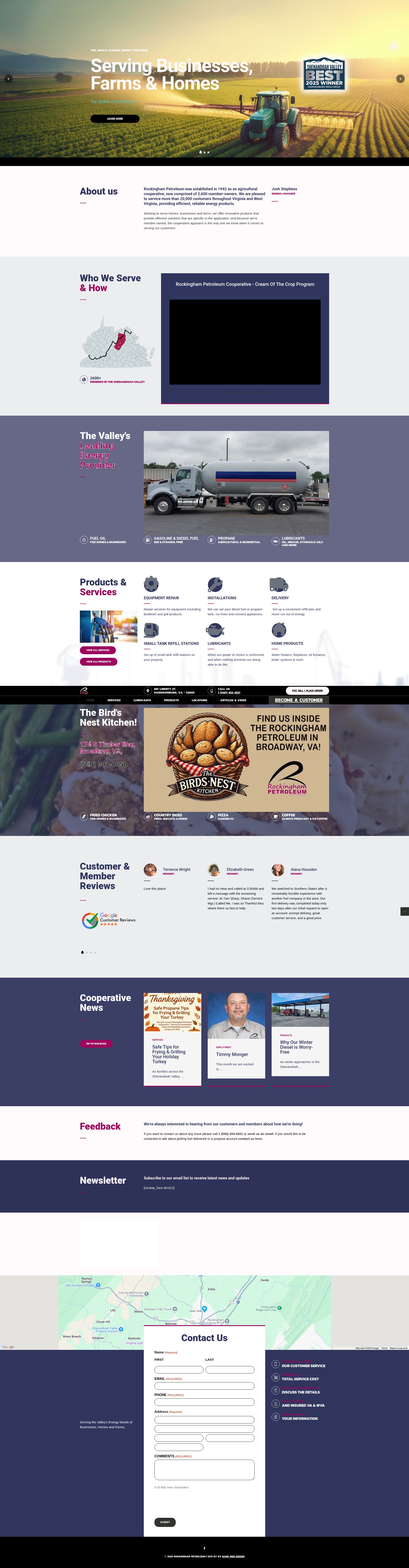 Screenshot of rockinghampetroleum.com
