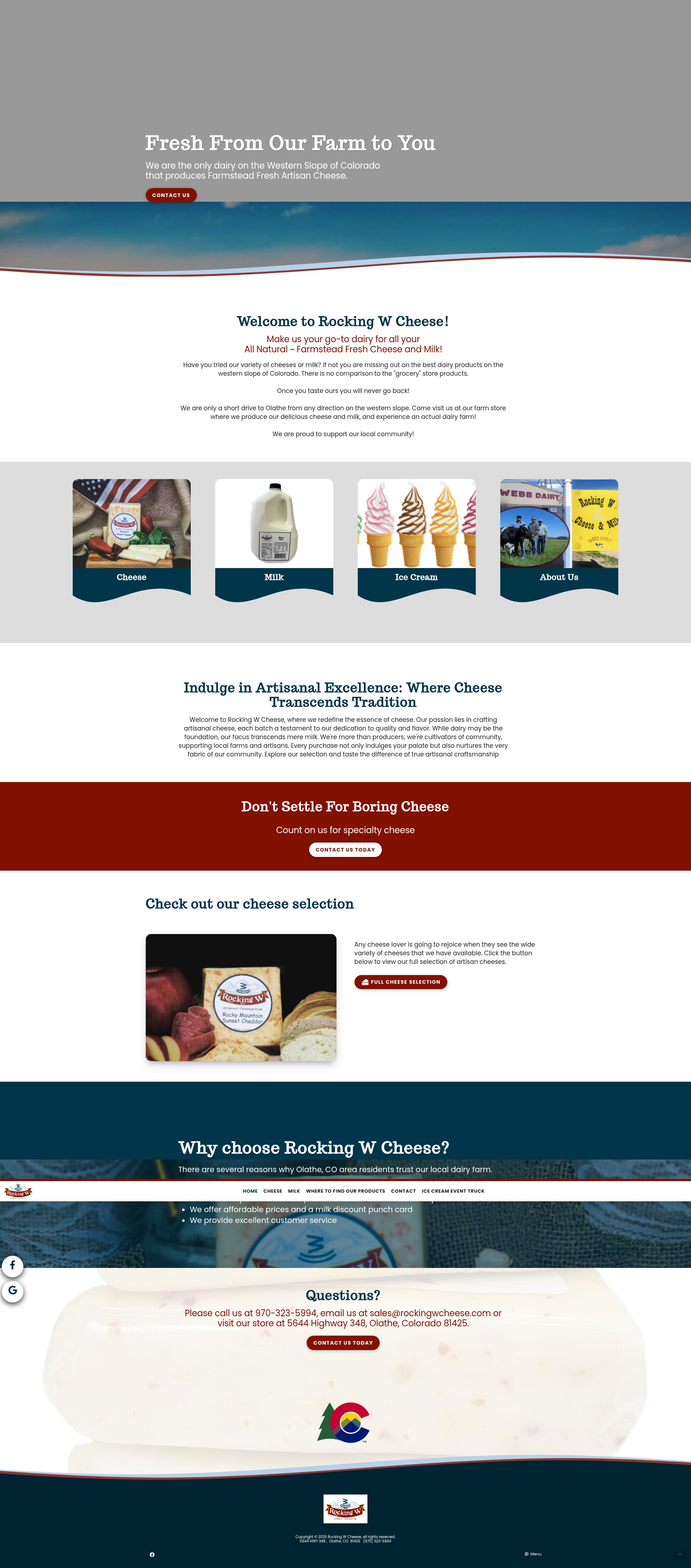 Screenshot of rockingwcheese.com