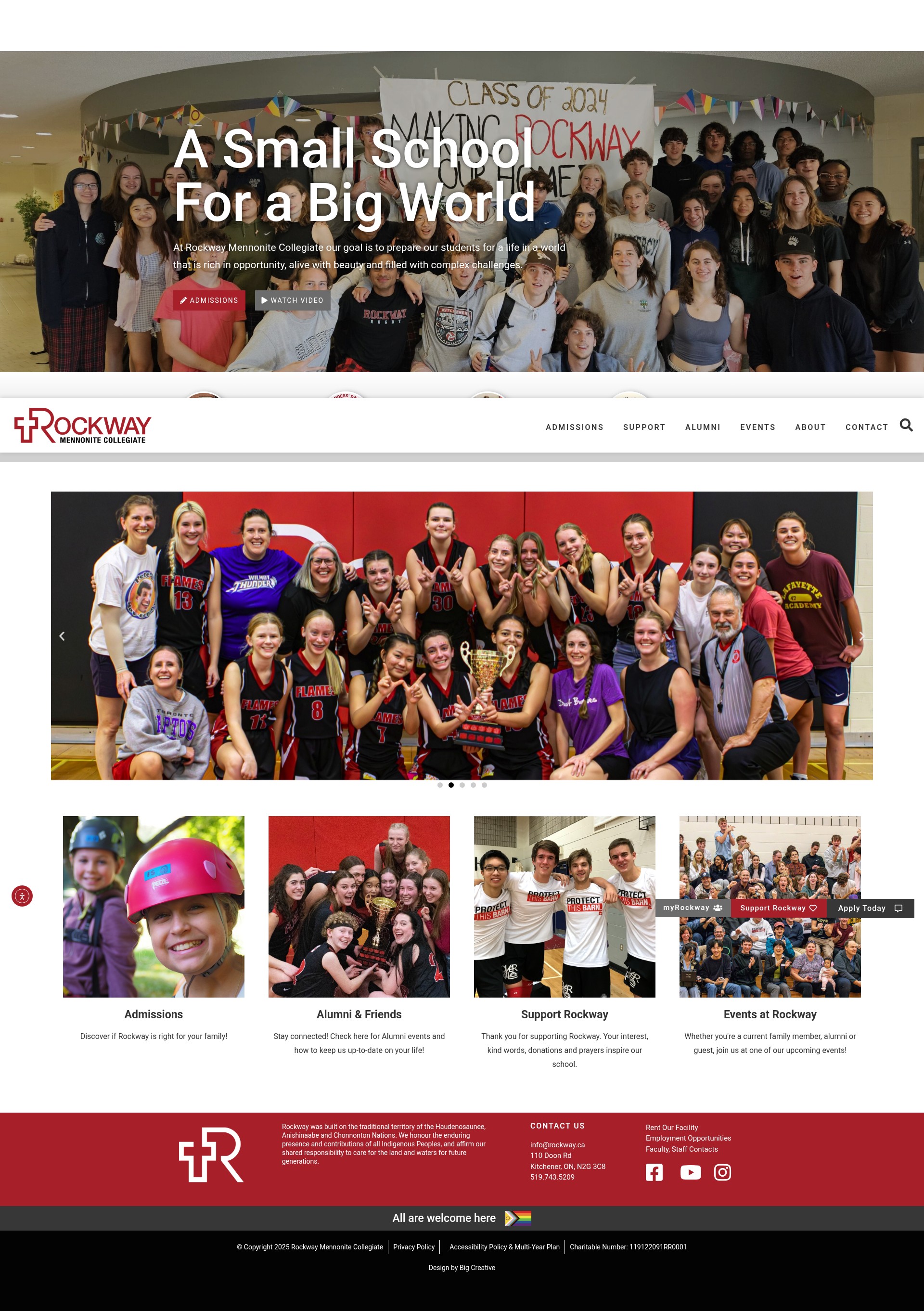 Screenshot of rockway.ca