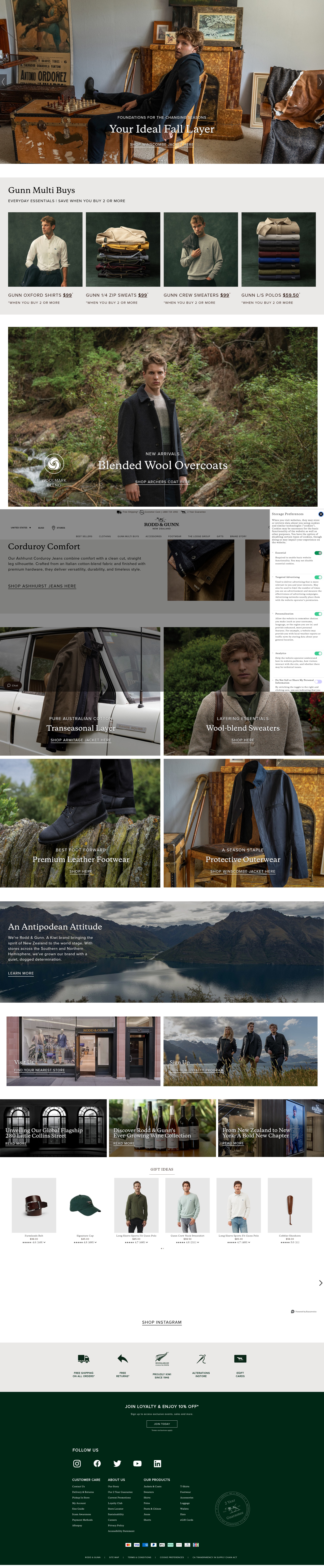 Screenshot of roddandgunn.com