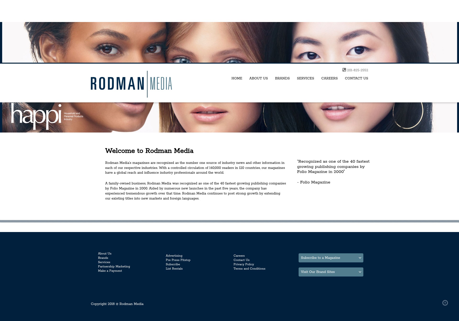 Screenshot of rodmanmedia.com