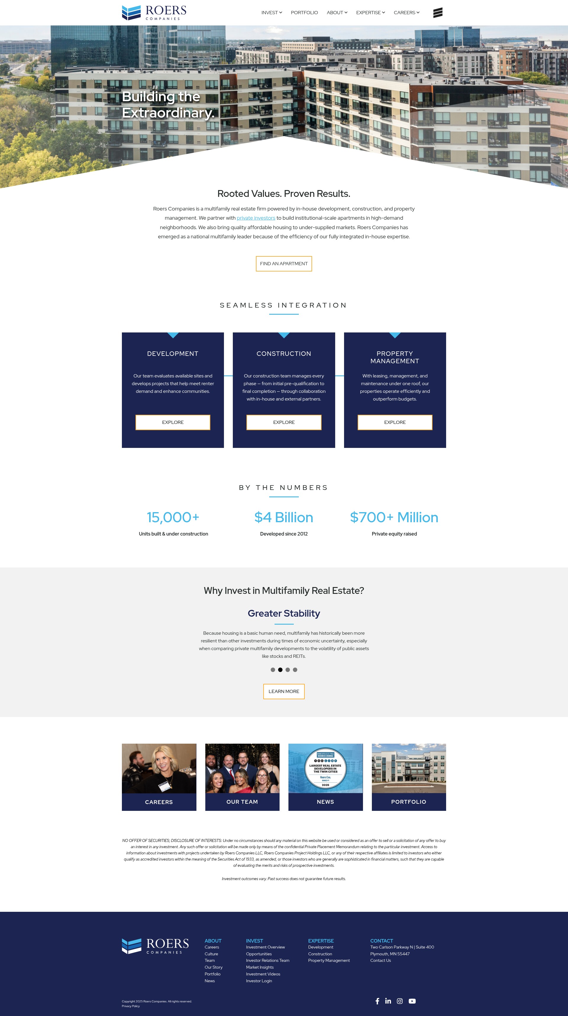 Screenshot of roerscompanies.com