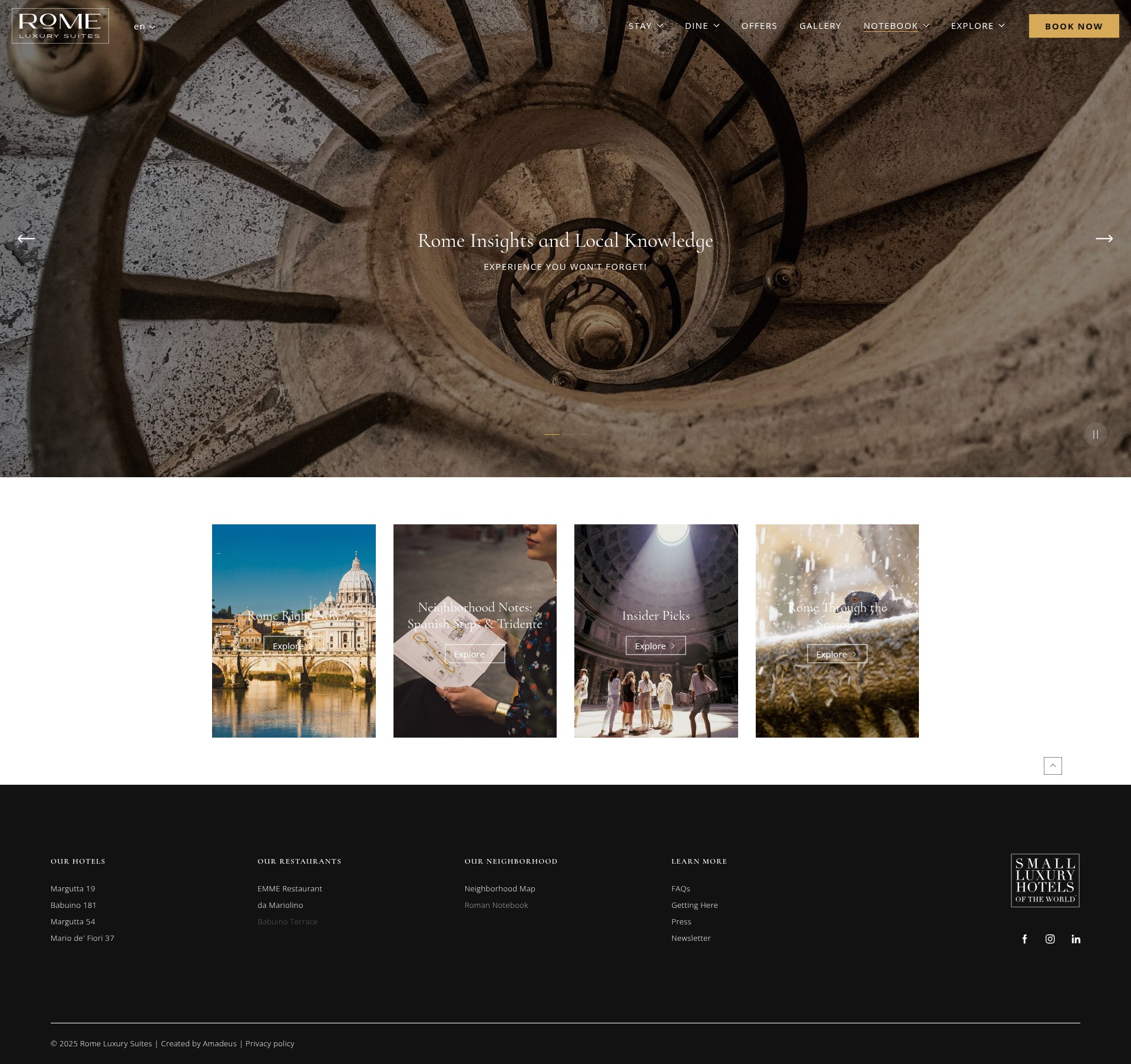 Screenshot of romeluxurysuites.com