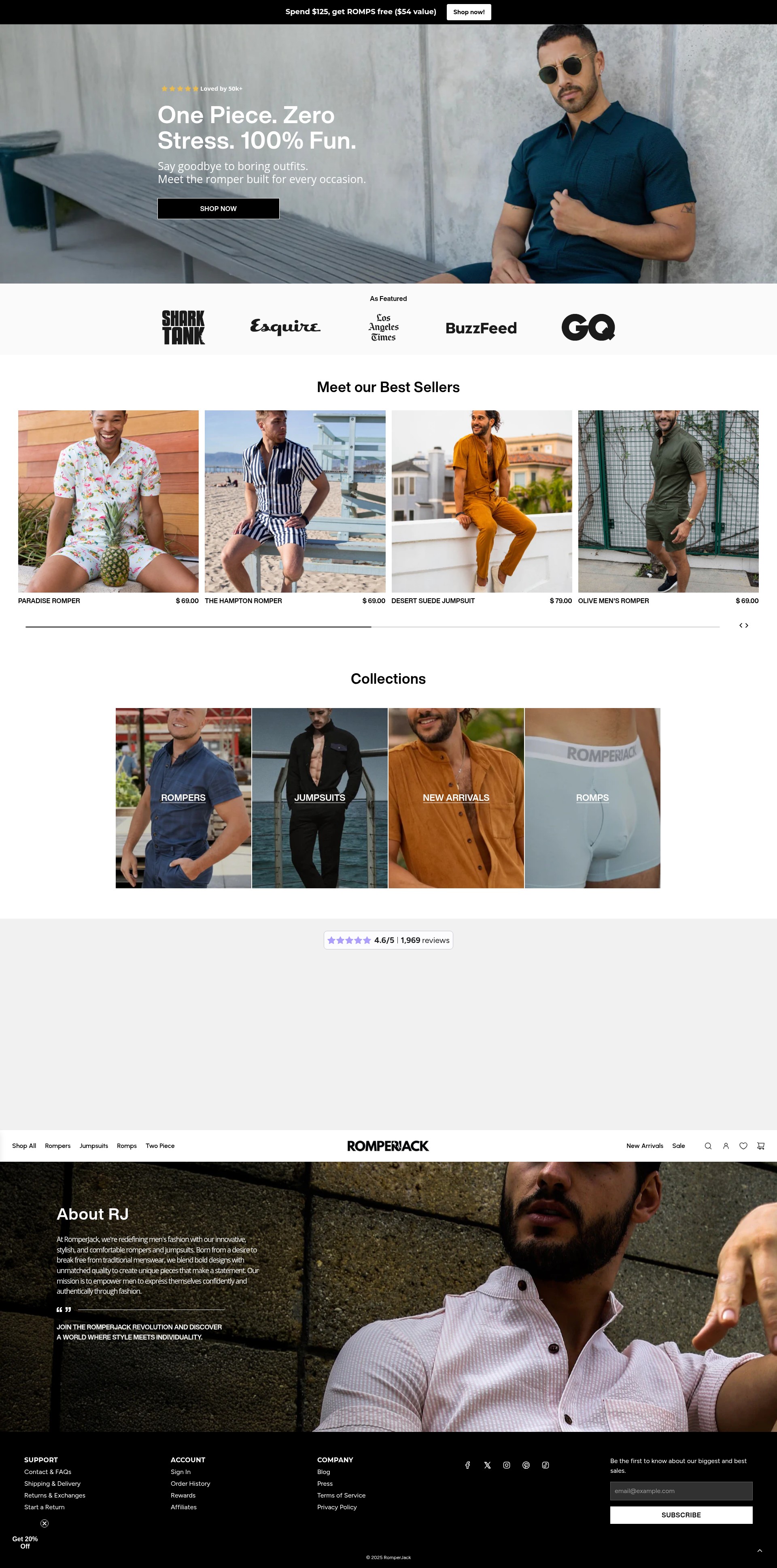 Screenshot of romperjack.com