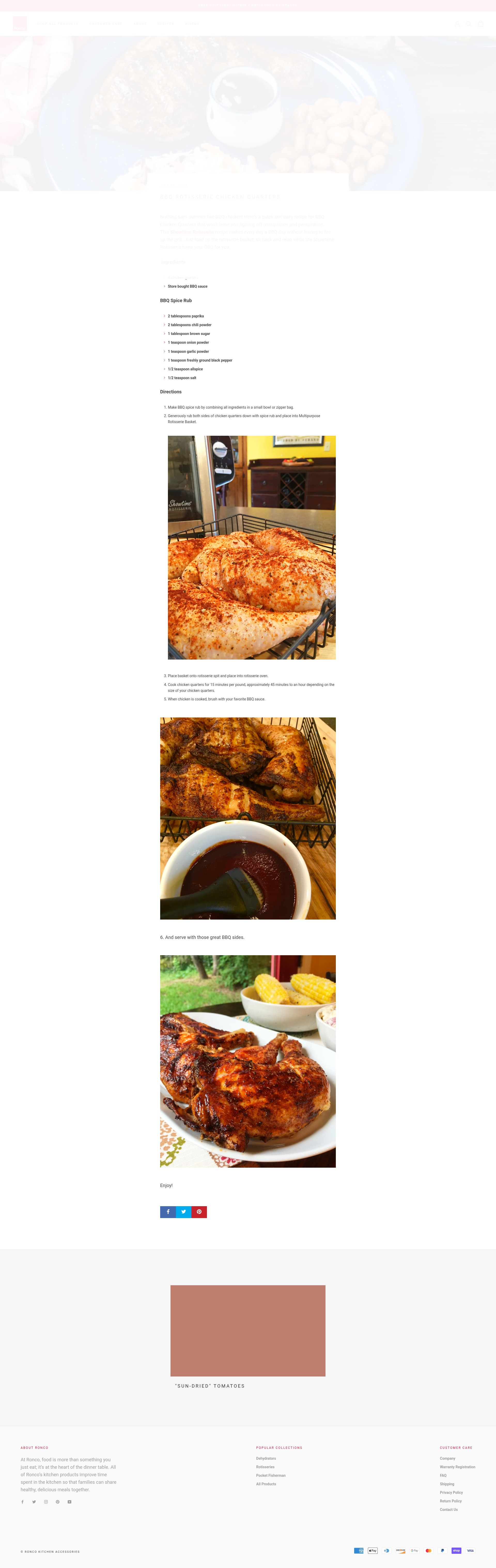 Screenshot of ronco.com