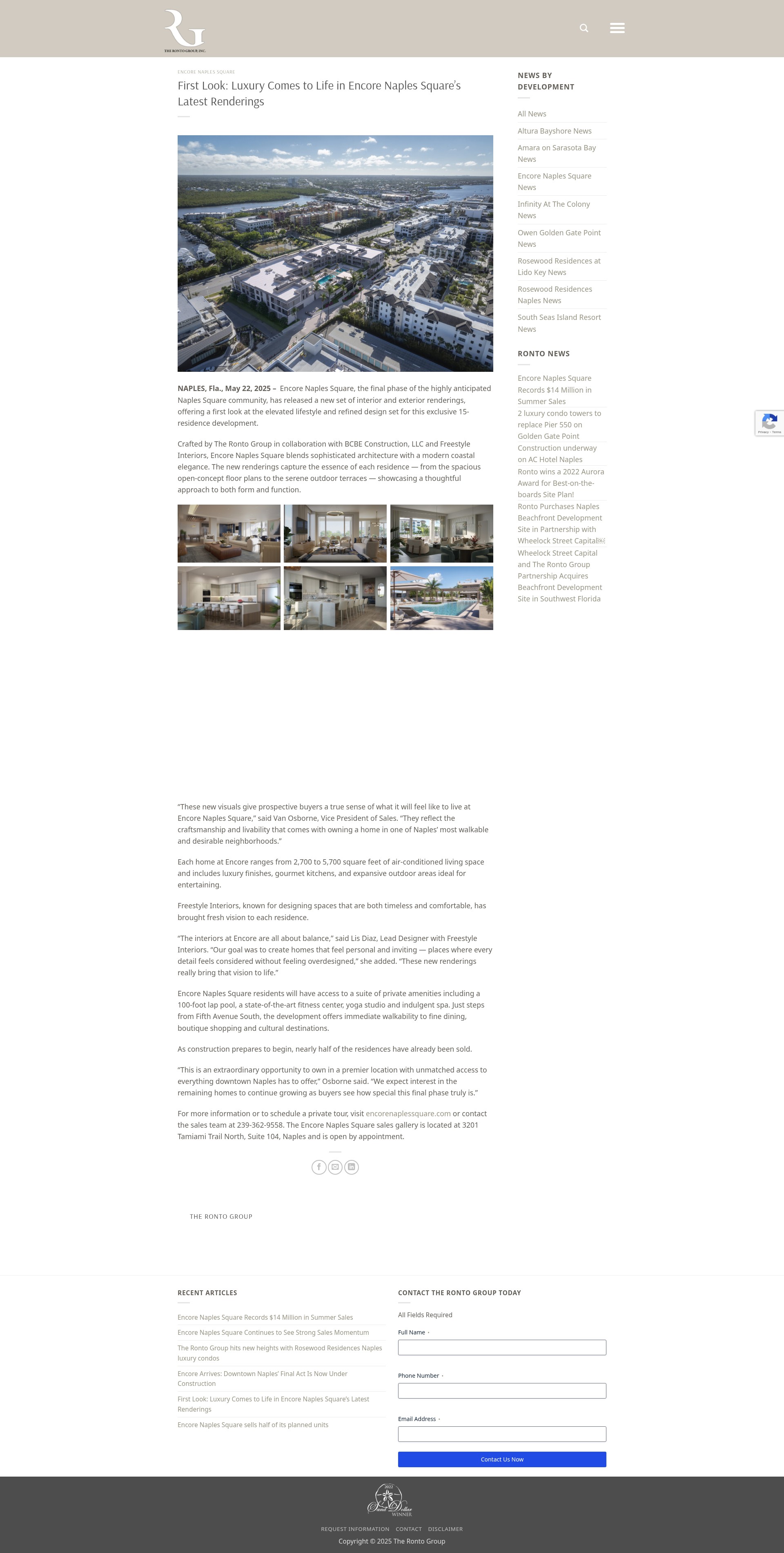 Screenshot of ronto.com