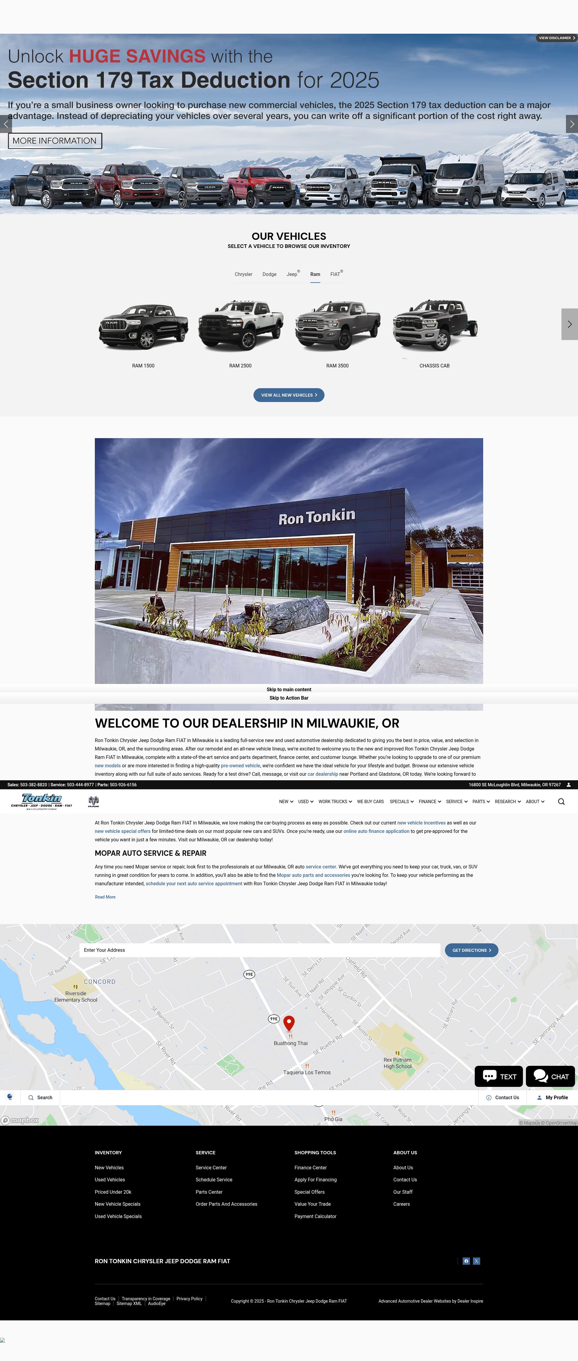 Screenshot of rontonkindodge.net
