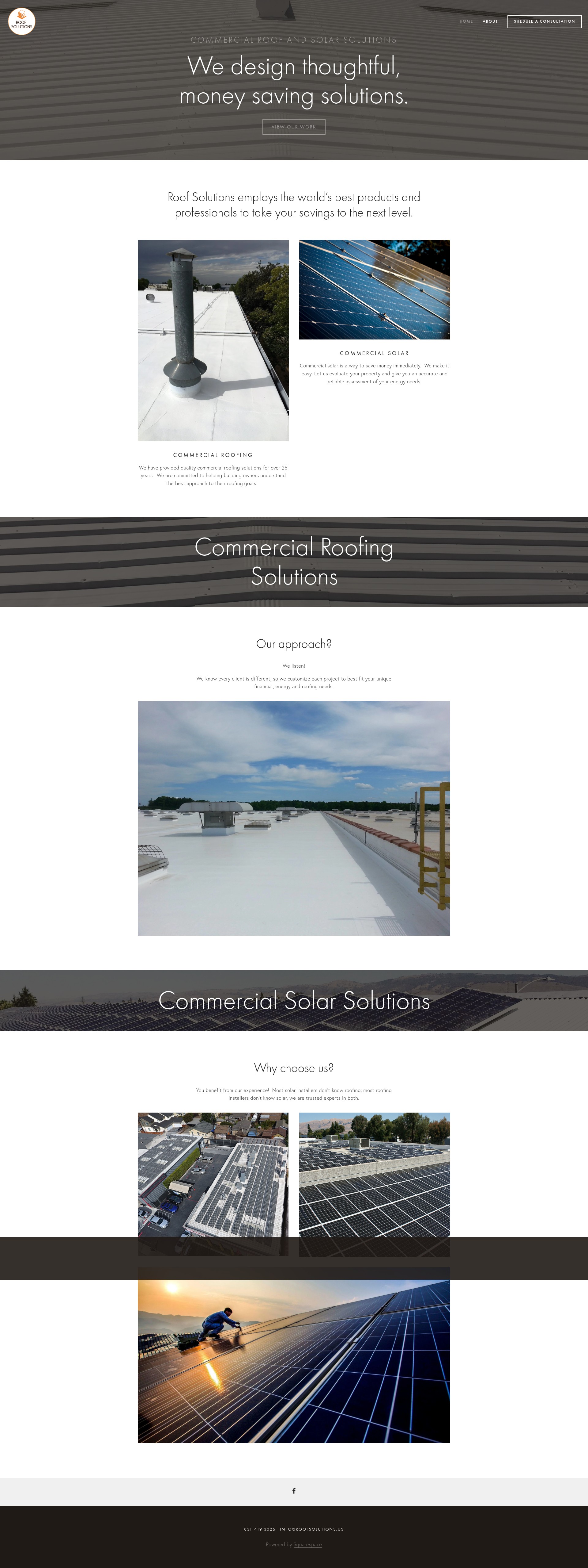 Screenshot of roofsolutions.us