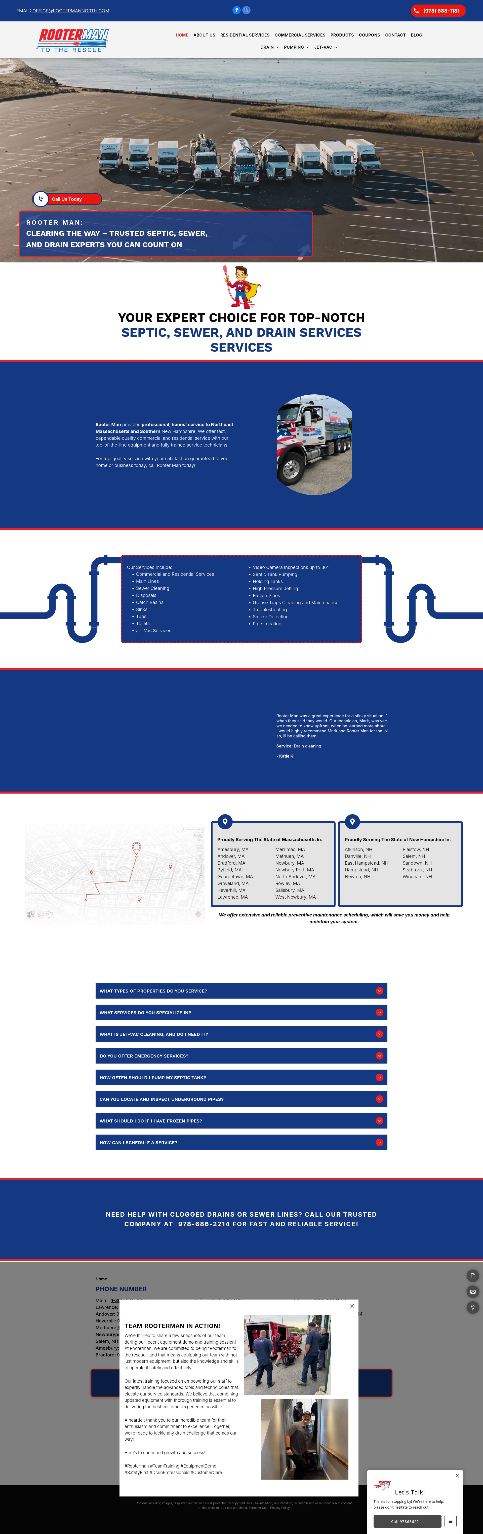 Screenshot of rootermannorth.com
