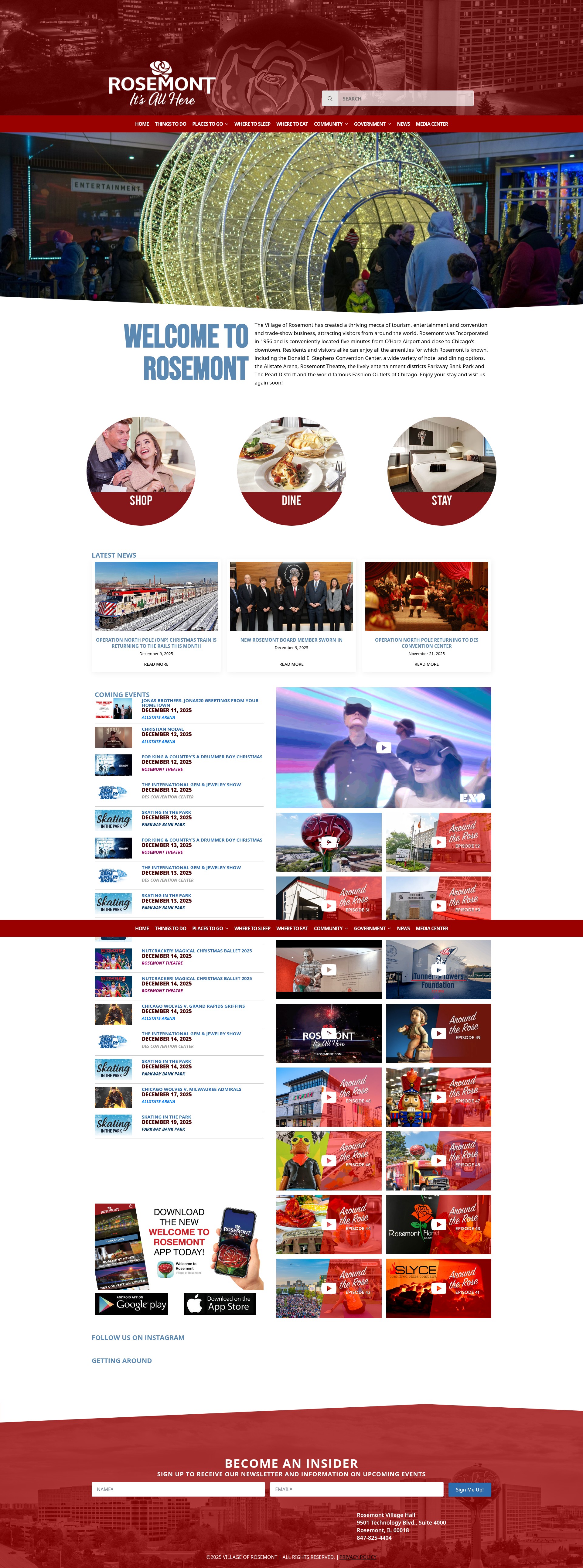 Screenshot of rosemont.com