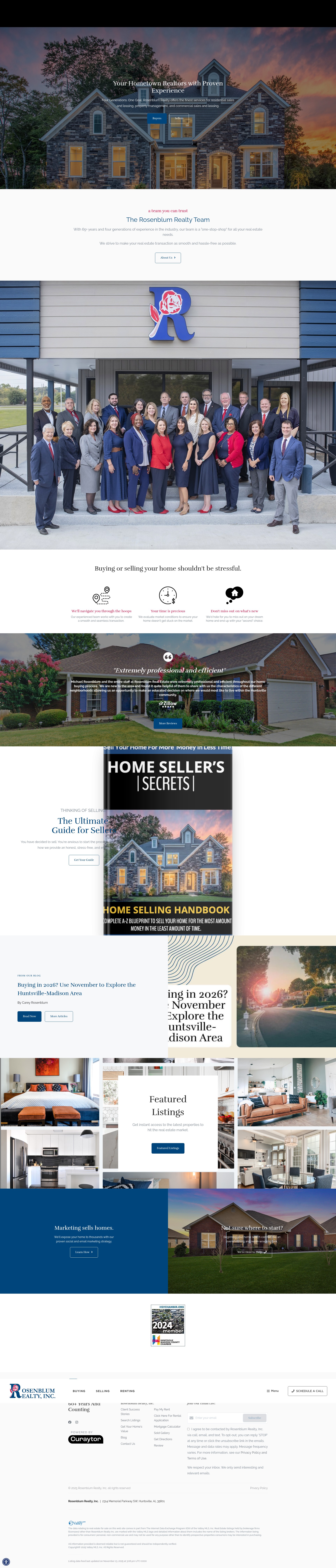 Screenshot of rosenblumrealty.com