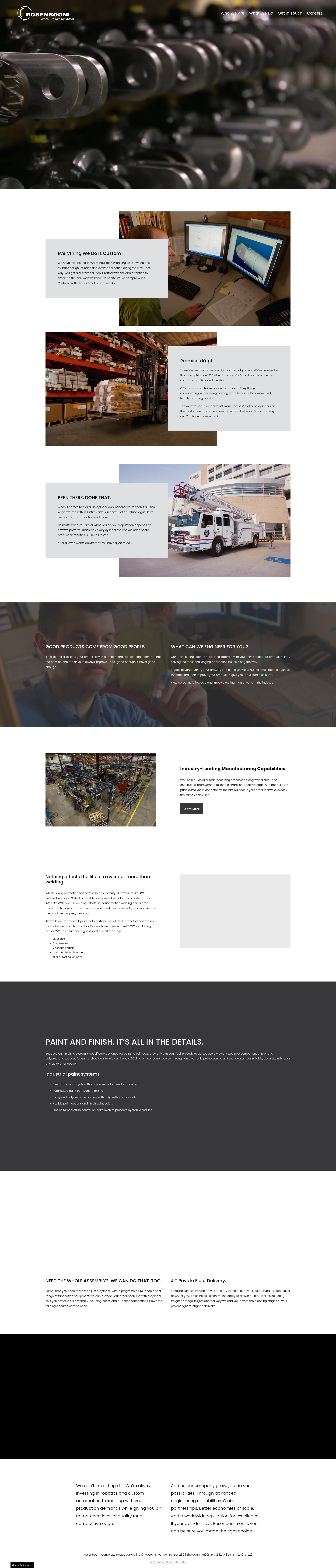 Screenshot of rosenboom.com