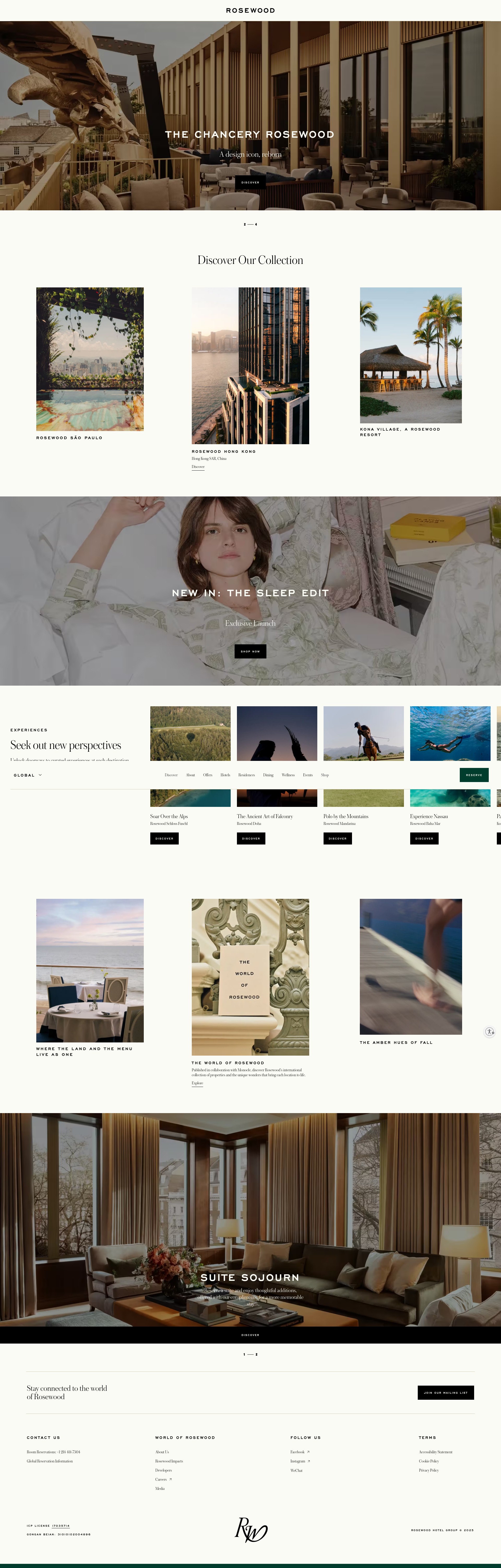 Screenshot of rosewoodhotels.com