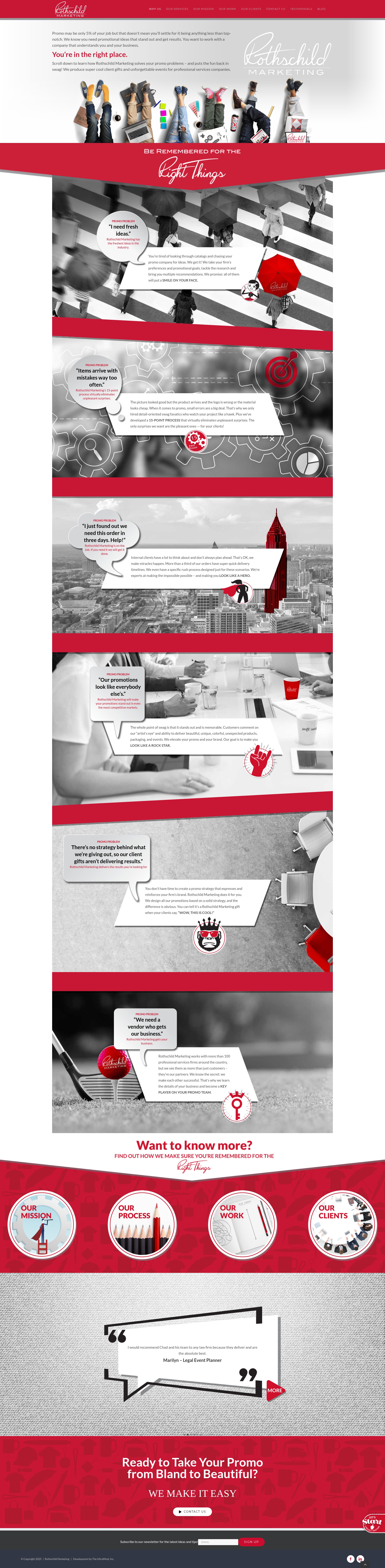 Screenshot of rothschildmarketing.com