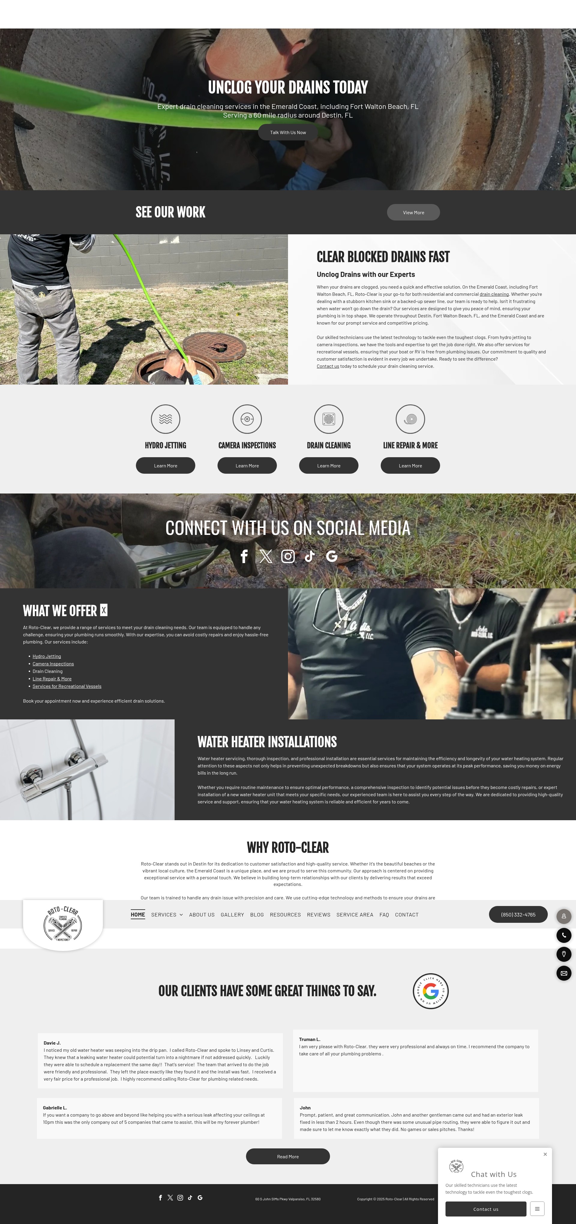 Screenshot of roto-clear.com