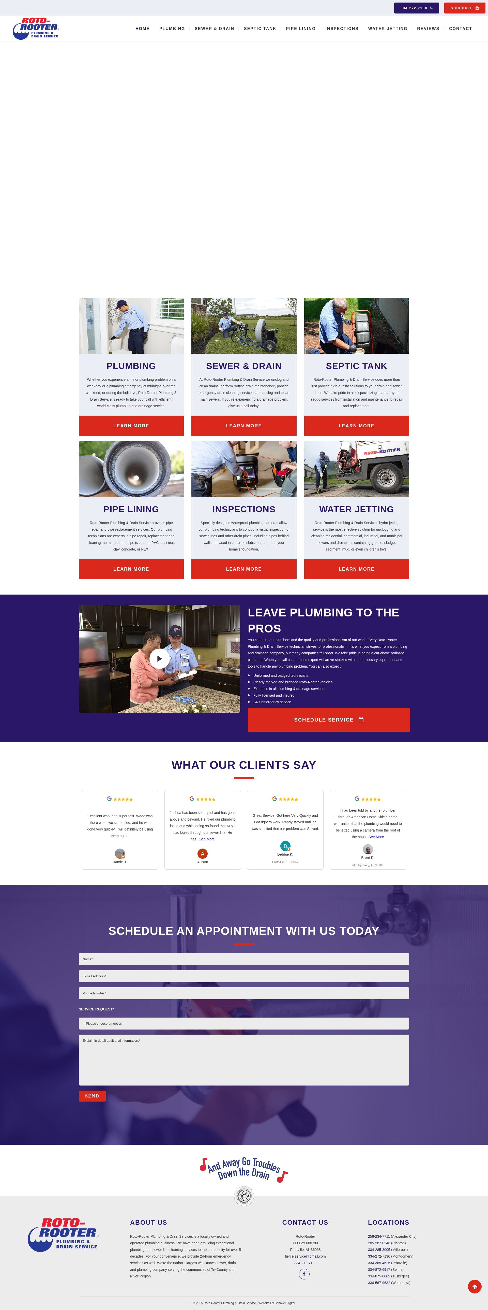 Screenshot of rotorooteralabama.com