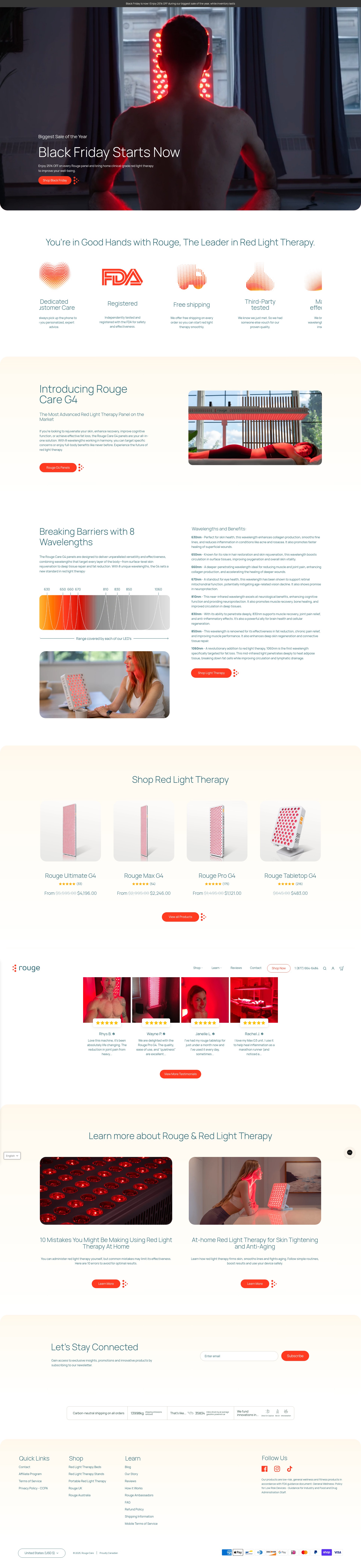 Screenshot of rougecare.ca