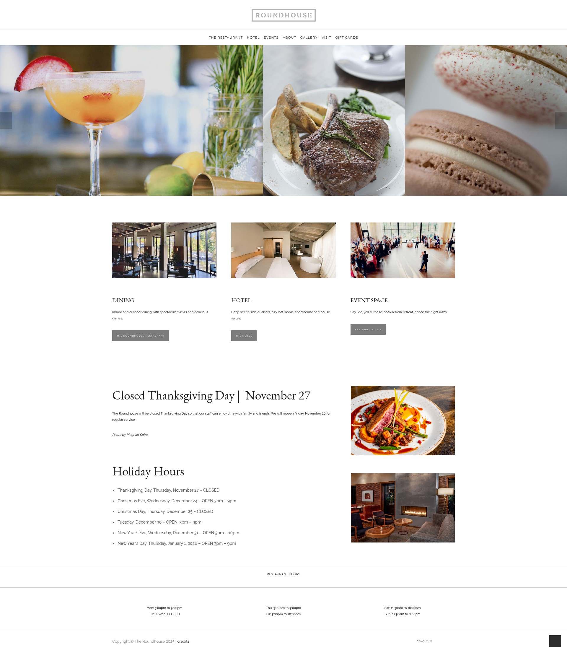 Screenshot of roundhousebeacon.com