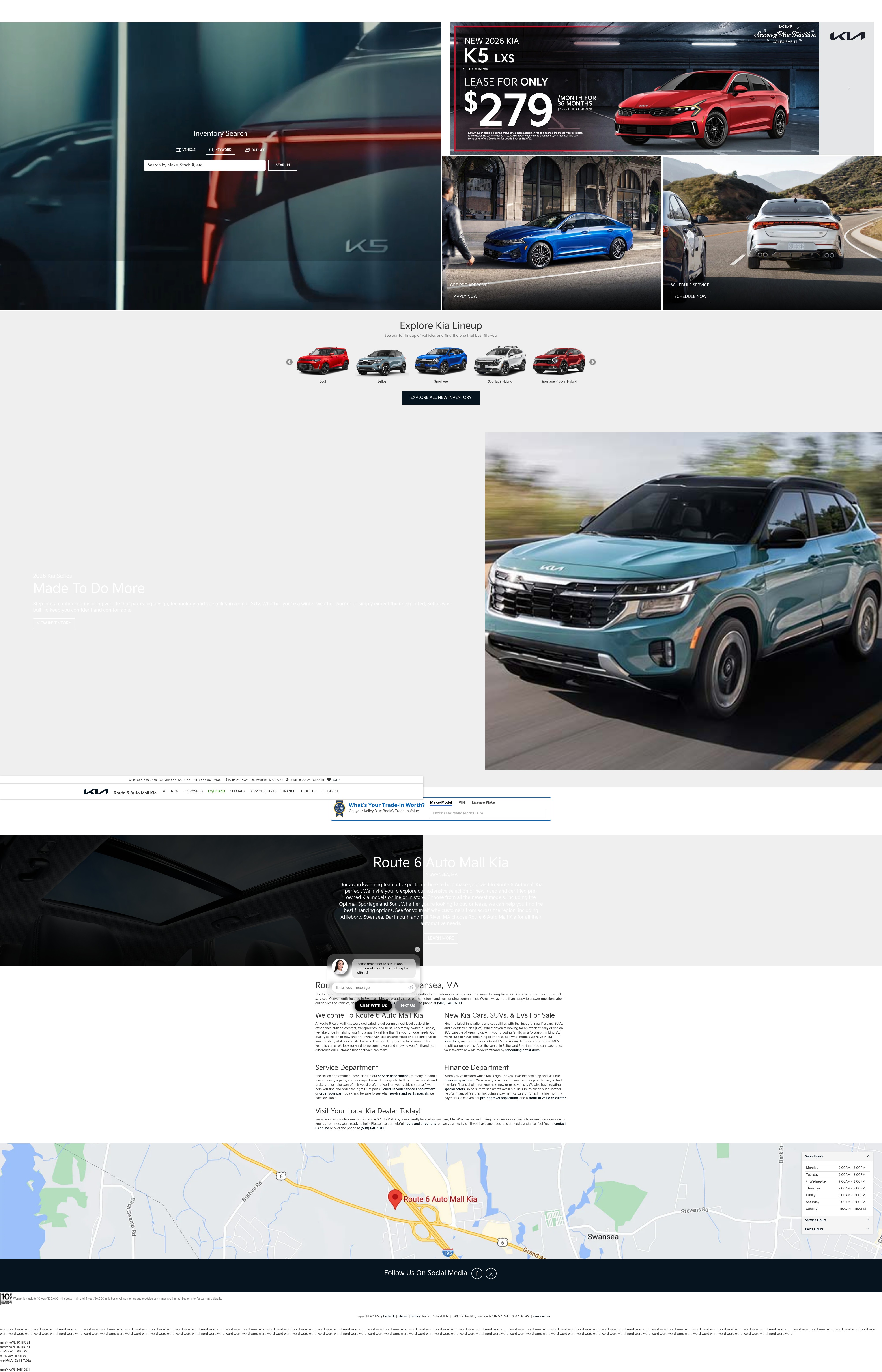 Screenshot of route6automall.com