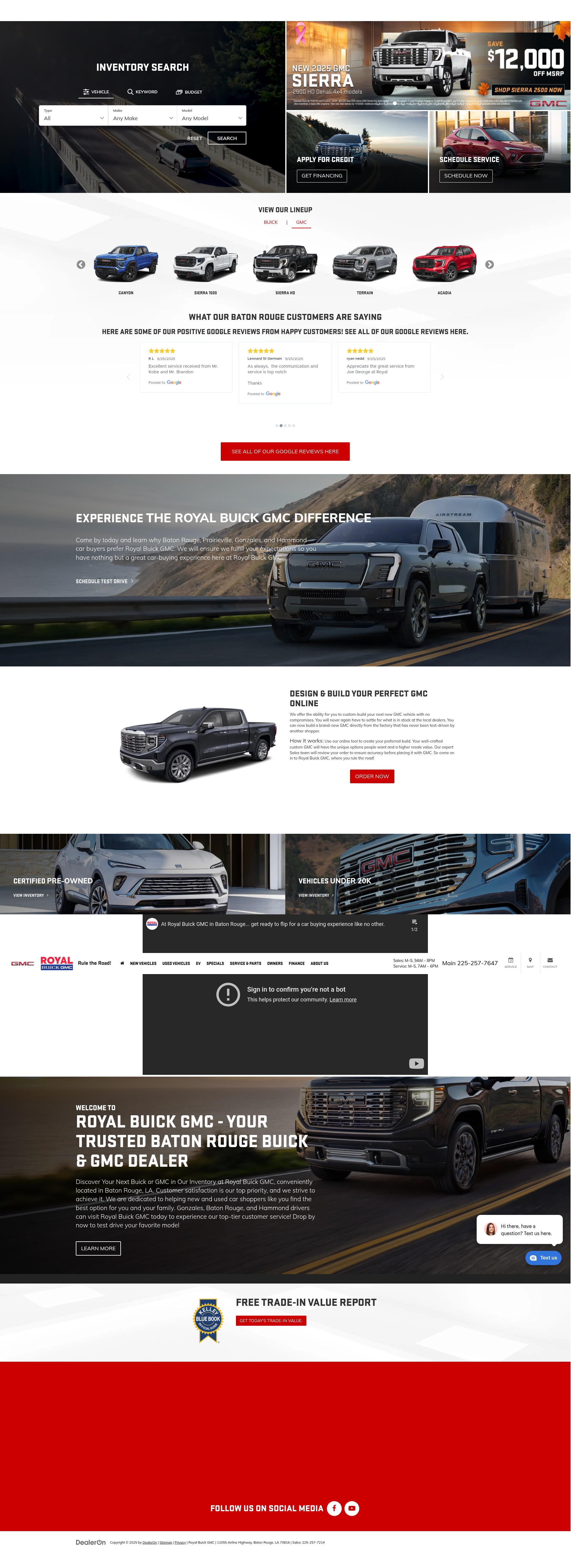 Screenshot of royal-buick-gmc.com