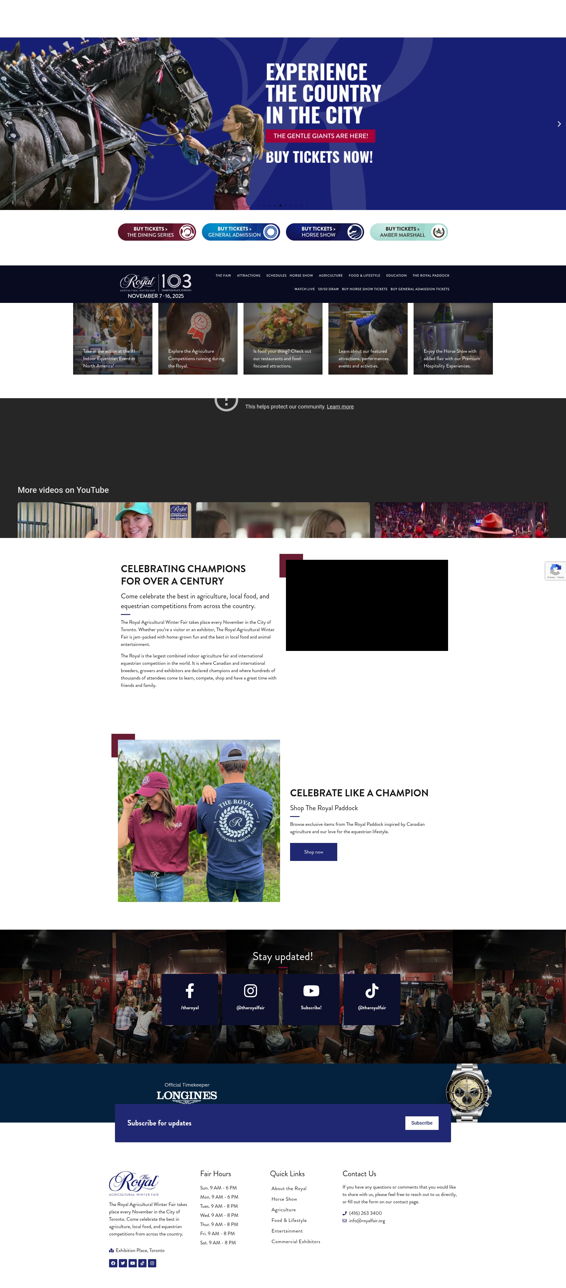Screenshot of royalfair.org