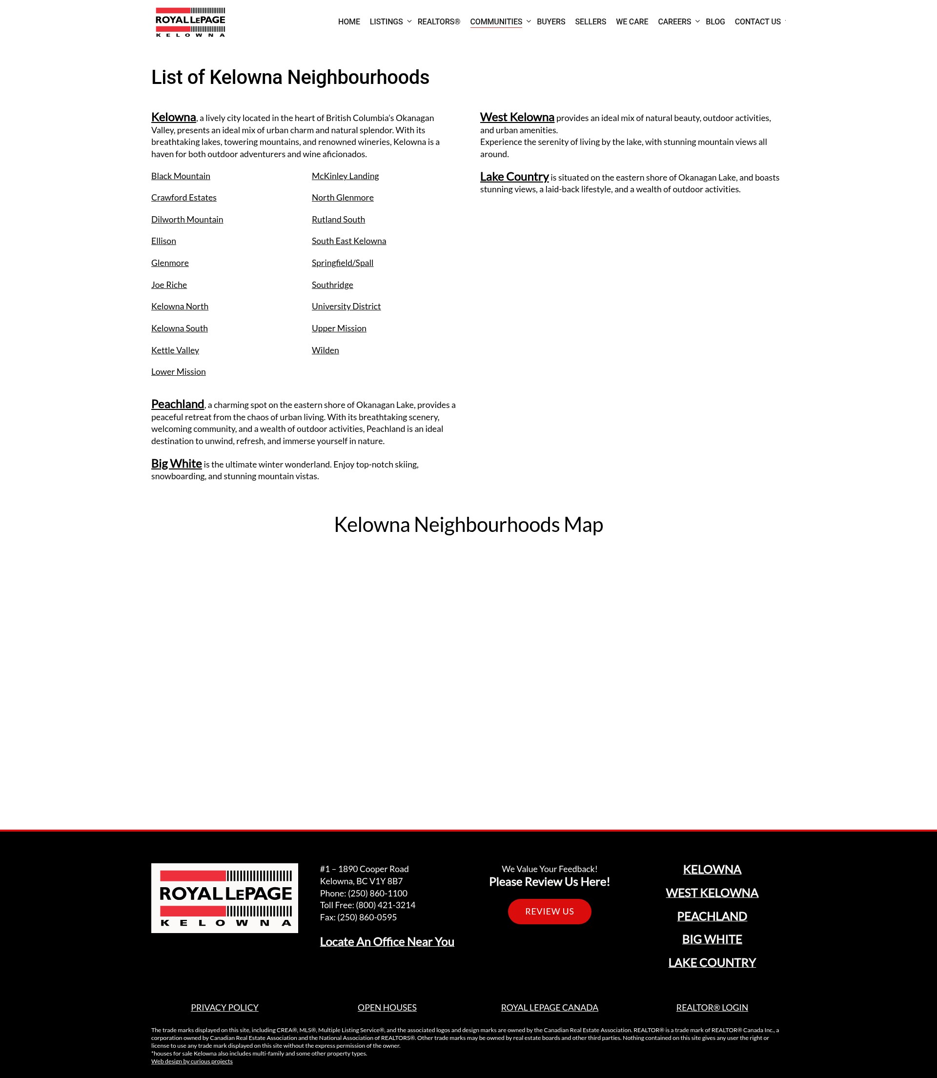 Screenshot of royallepagekelowna.com