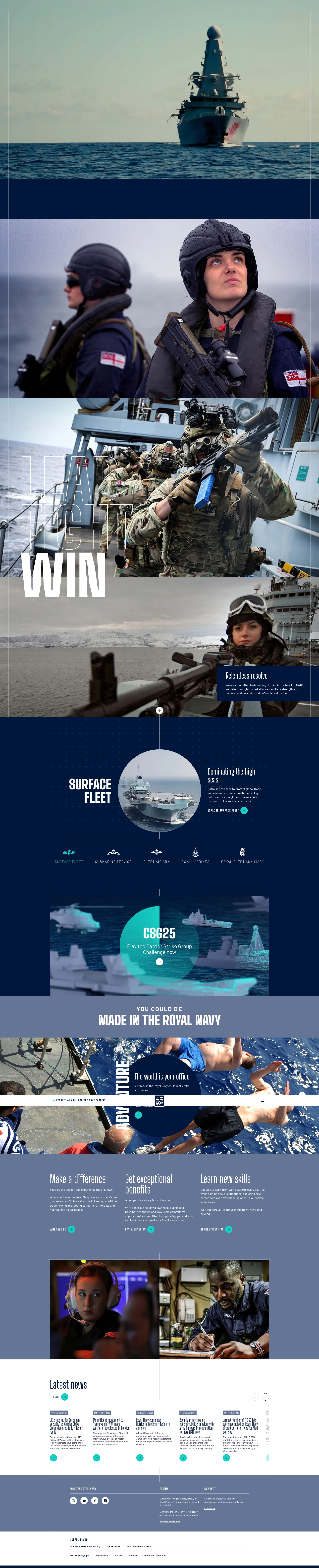 Screenshot of royalnavy.mod.uk