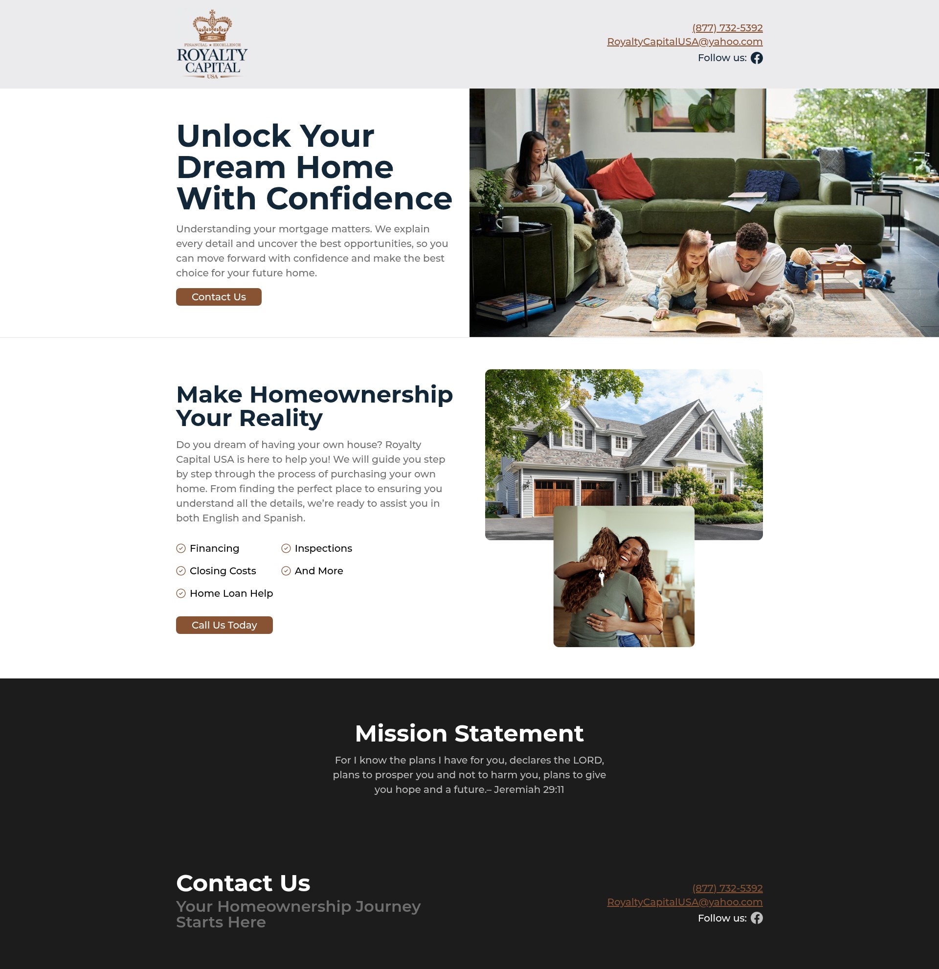 Screenshot of royalty-capital-usa.display-pages.com